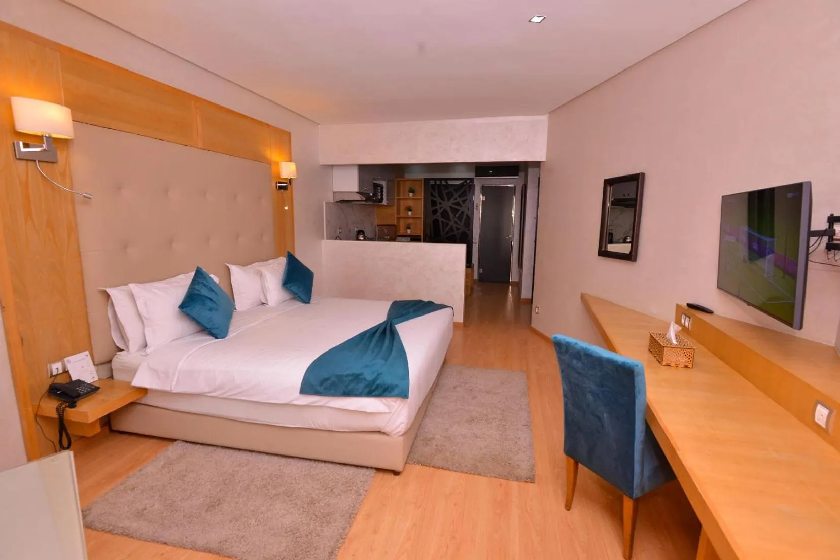 Bed in Le 135 appart hotel