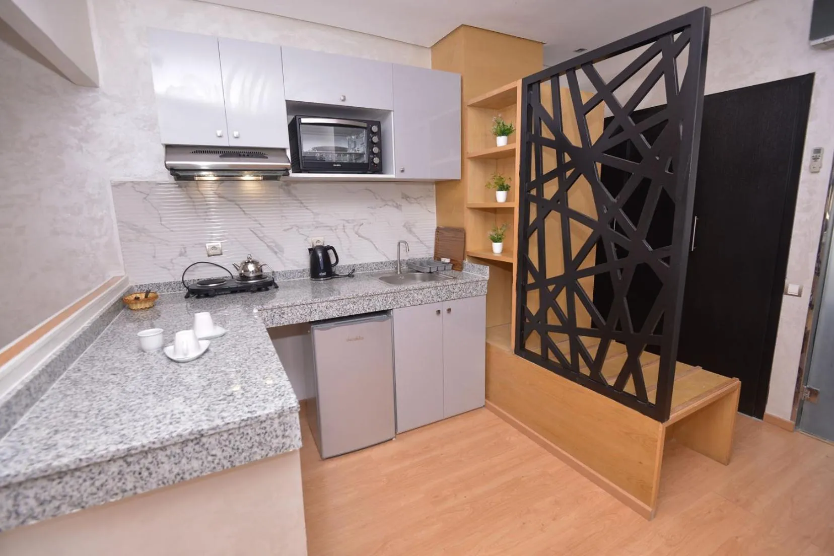 Coffee/tea facilities in Le 135 appart hotel