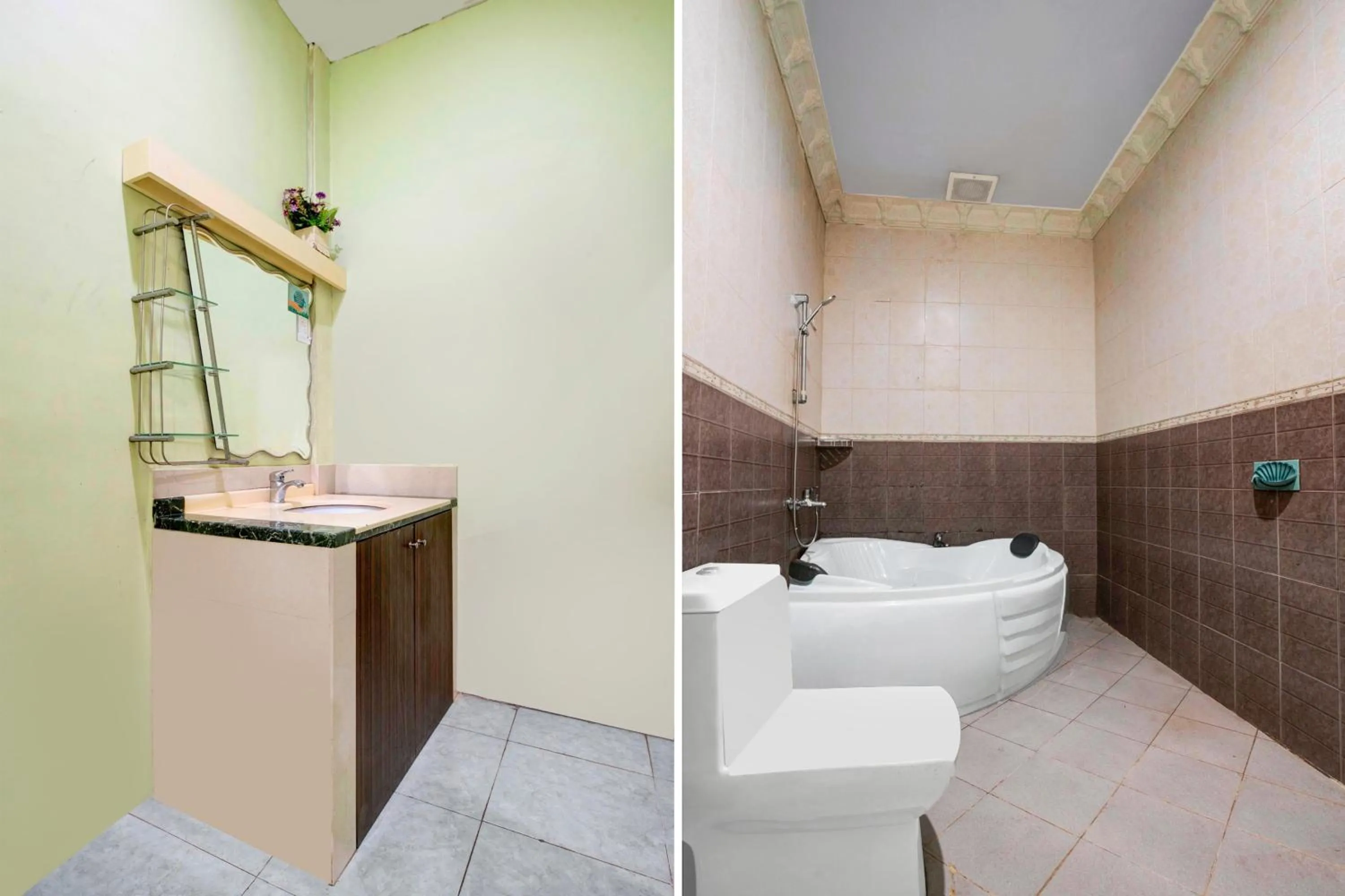 Bathroom in Dancenter S Hotel