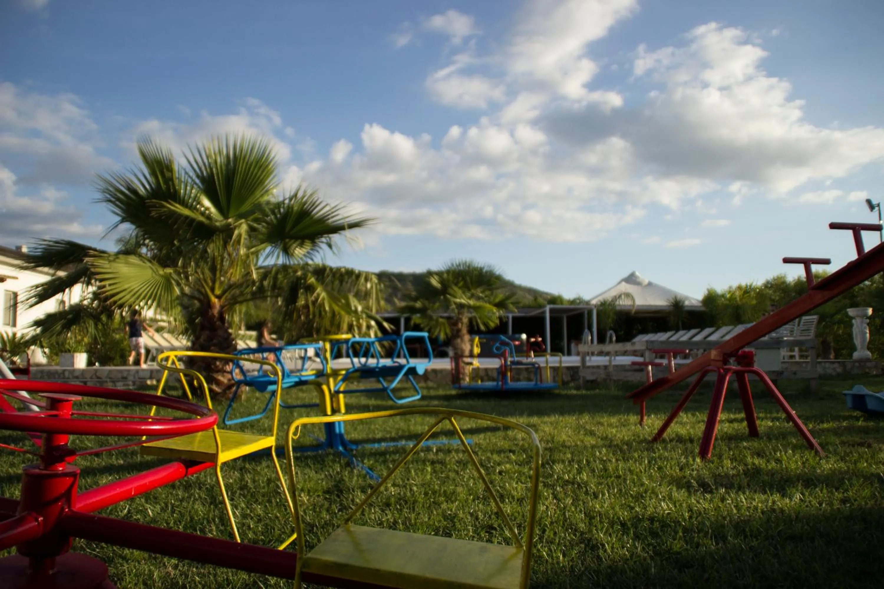 Children play ground in Fontana La Pietra