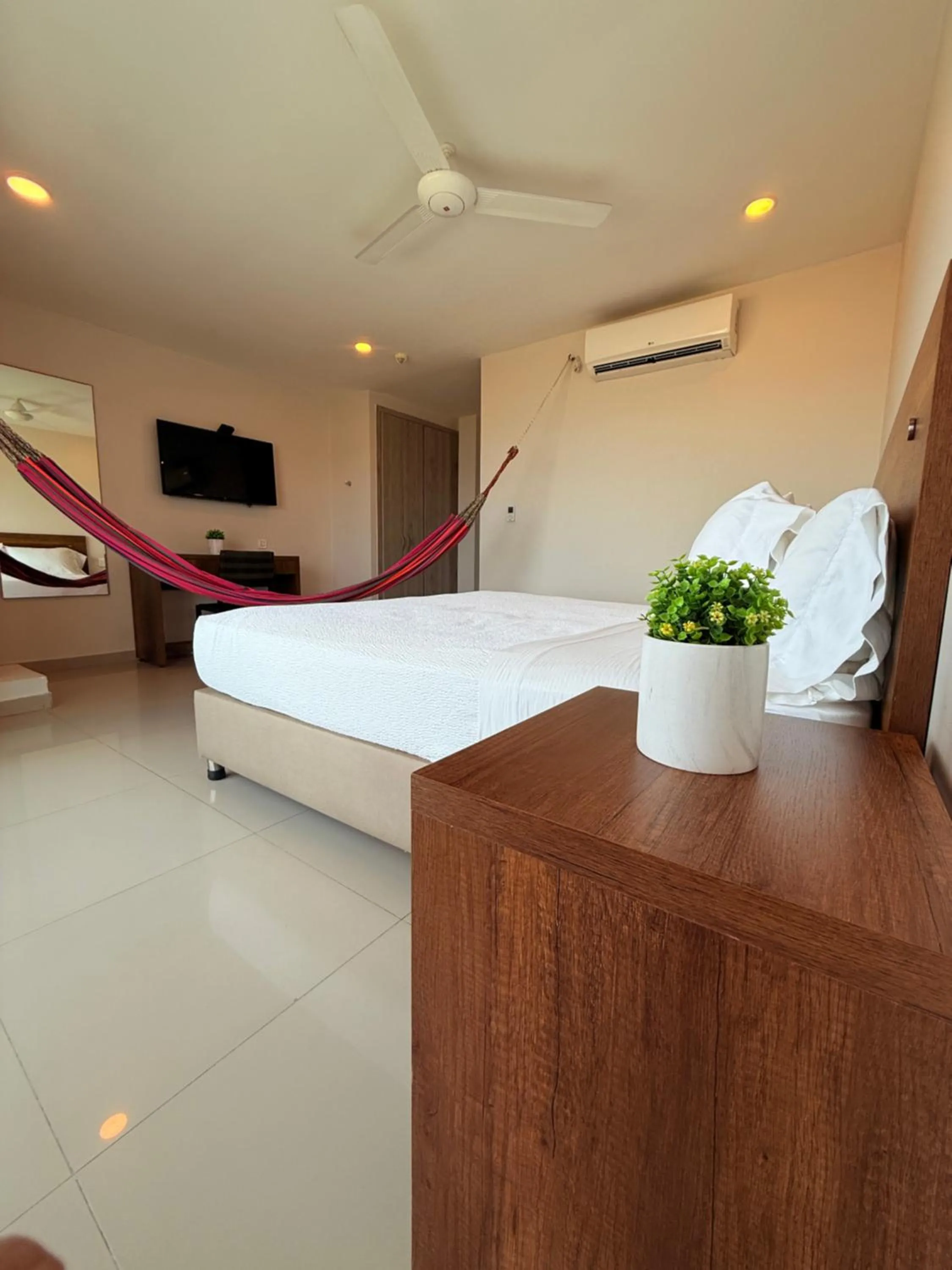 Bed in Hotel Summer Frente Al Mar