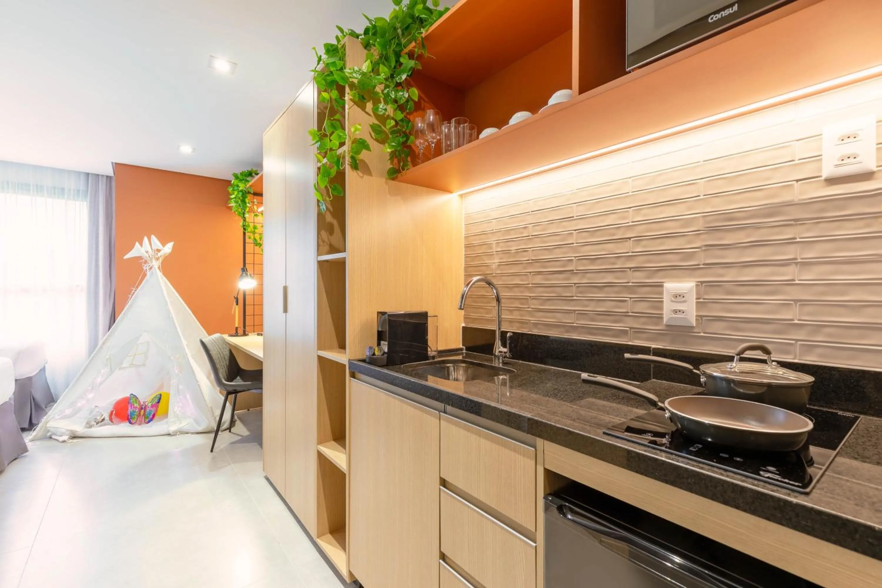 Decorative detail in Cozzy Premium Paulista Hotel