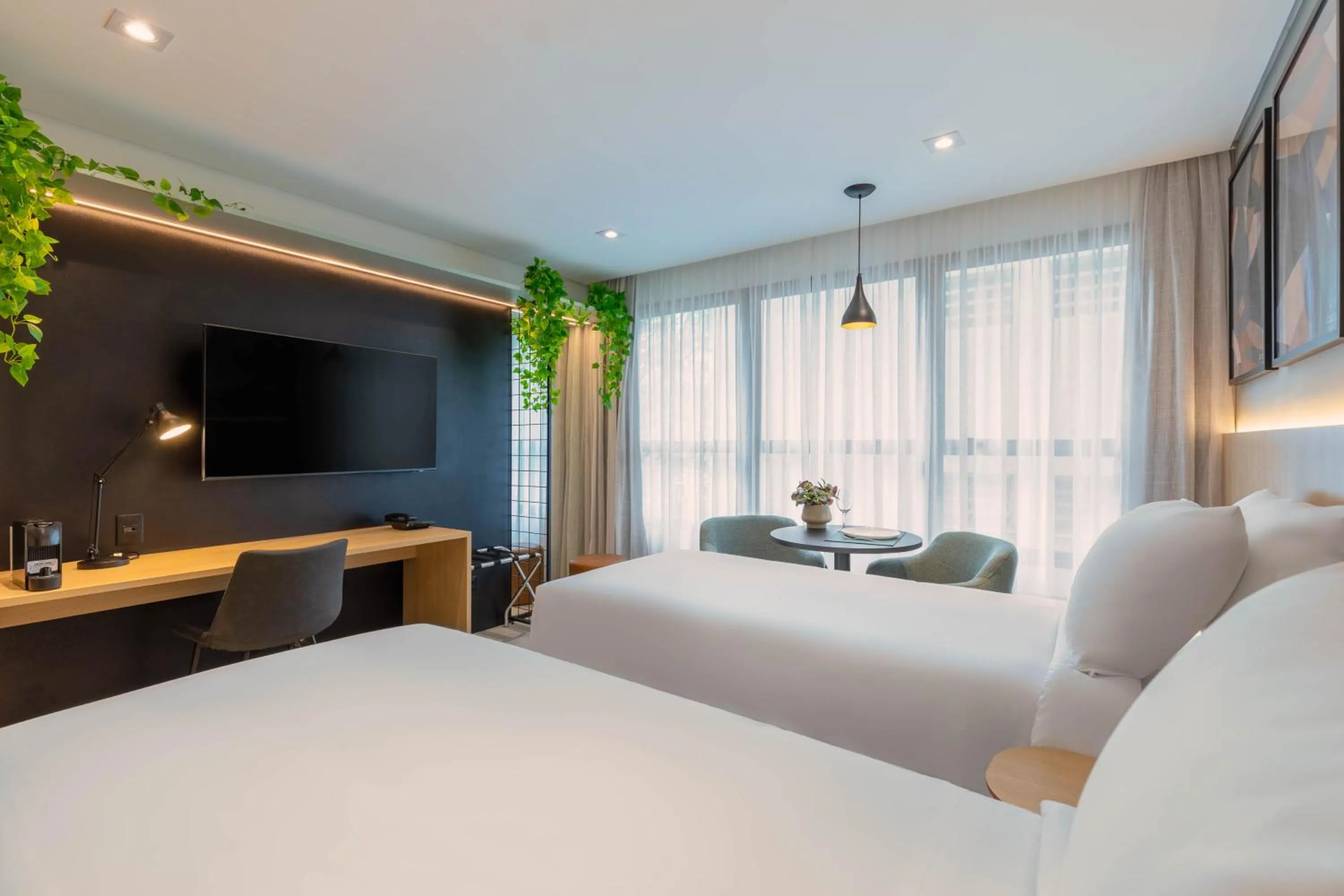 Bed in Cozzy Premium Paulista Hotel