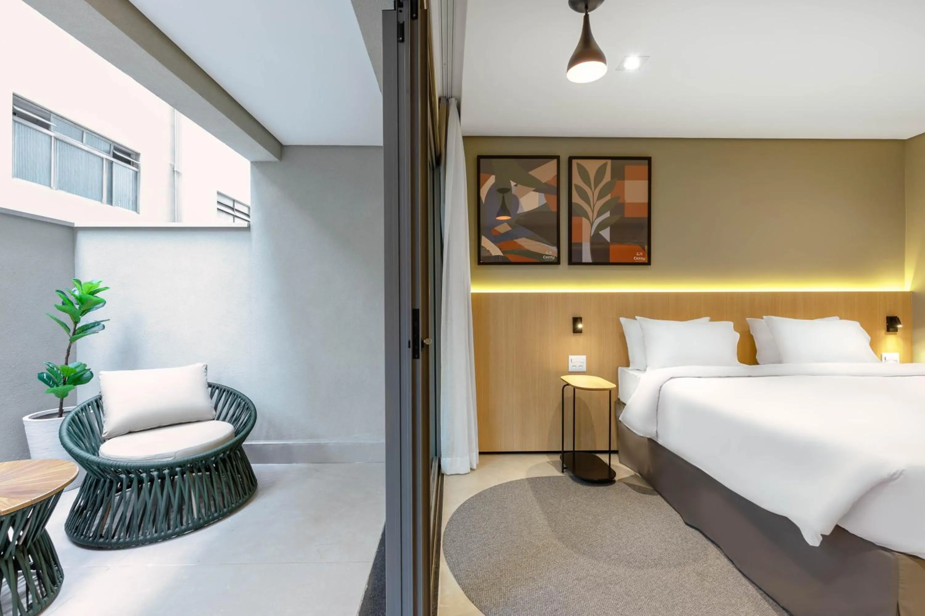 Photo of the whole room, Bed in Cozzy Premium Paulista Hotel