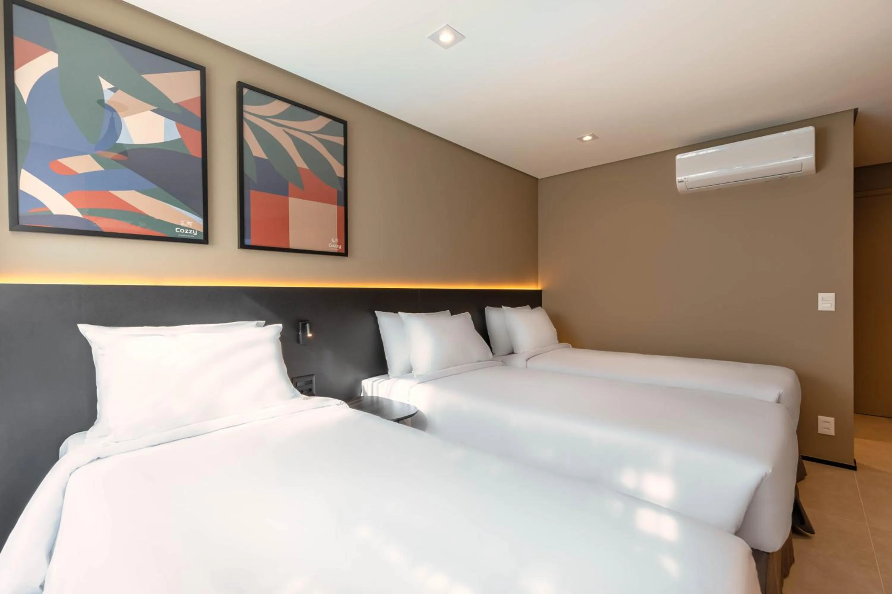 Bed in Cozzy Premium Paulista Hotel