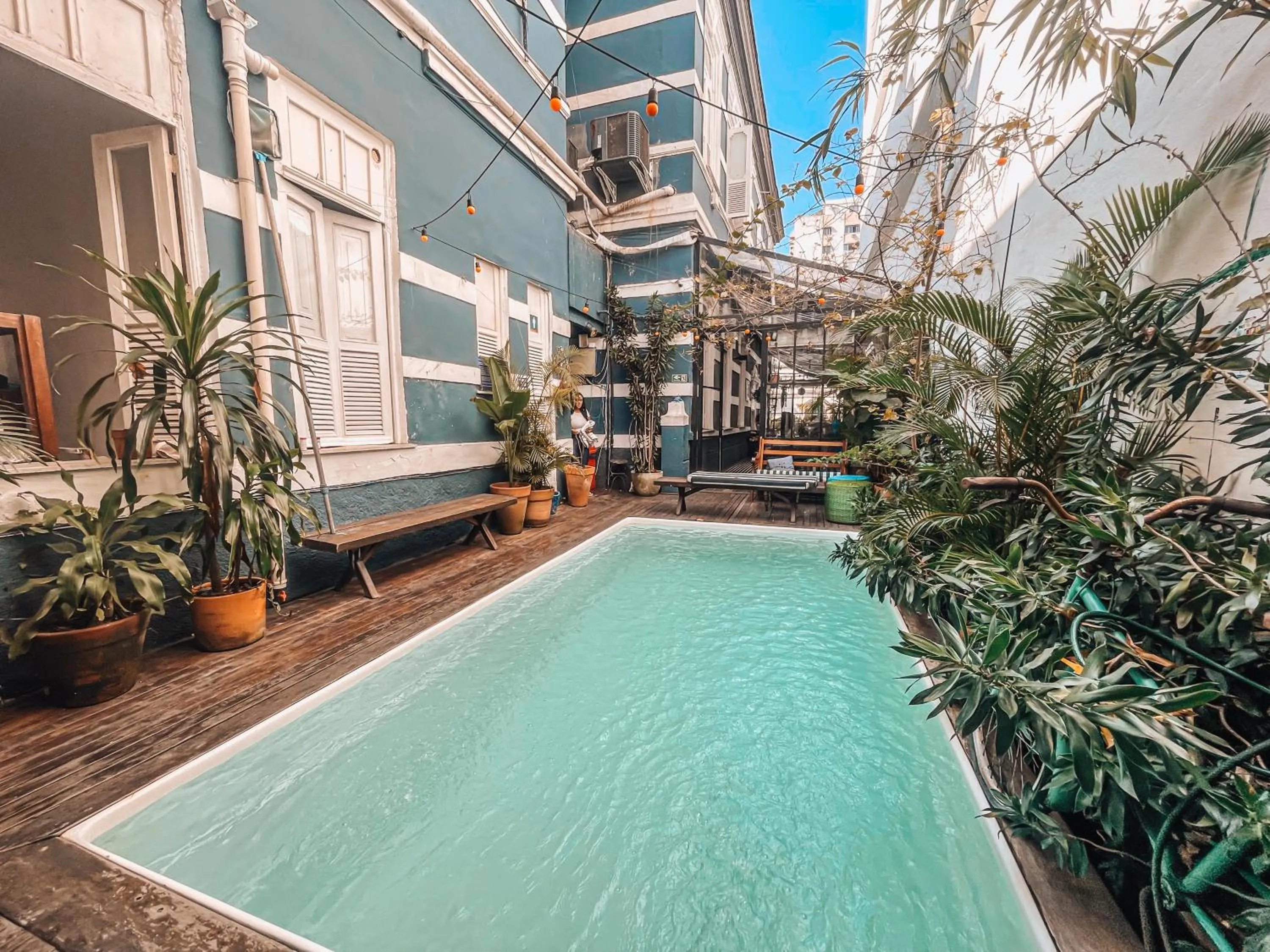 Garden view in Casa Tuxi