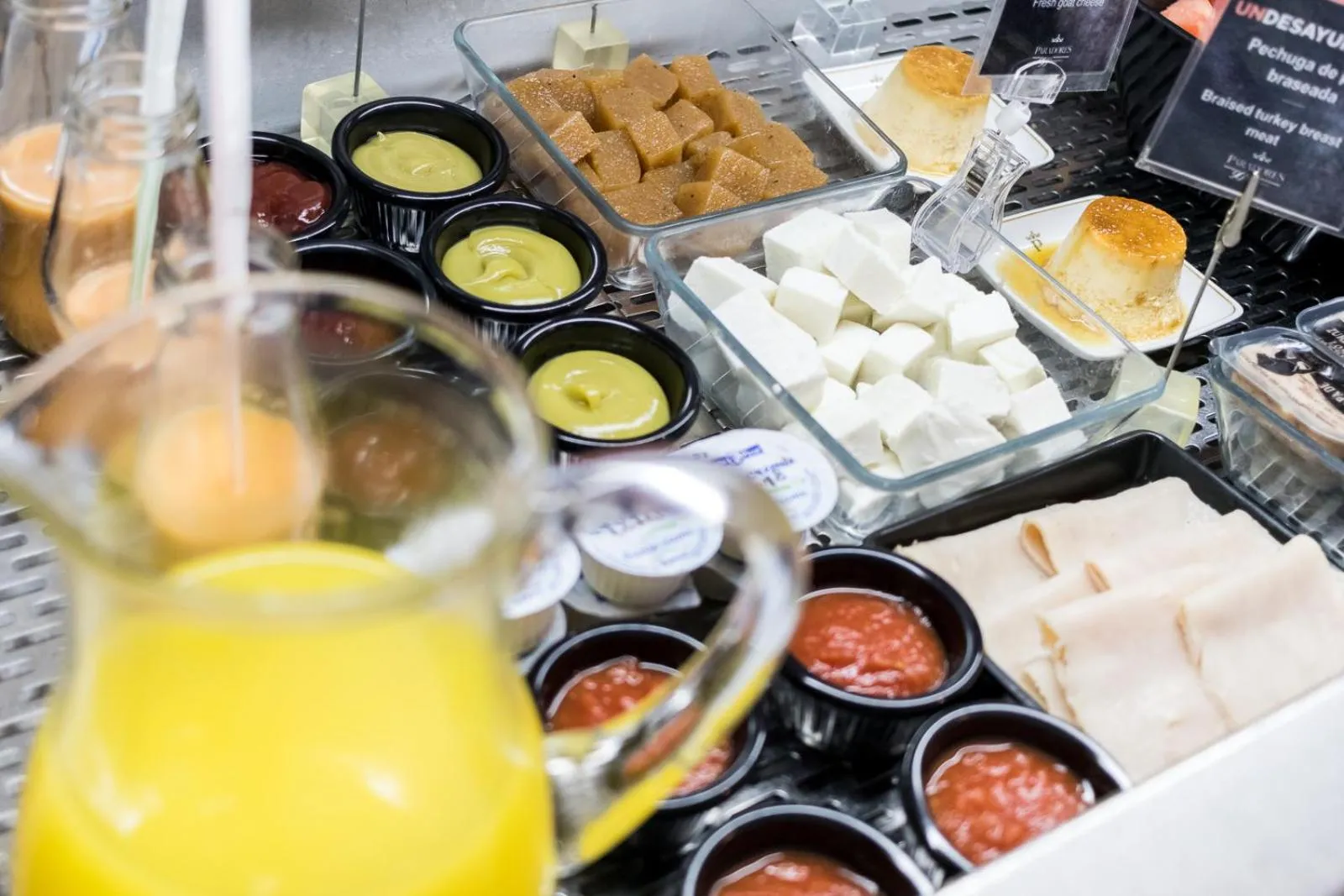 Buffet breakfast in Parador de Arcos de la Frontera