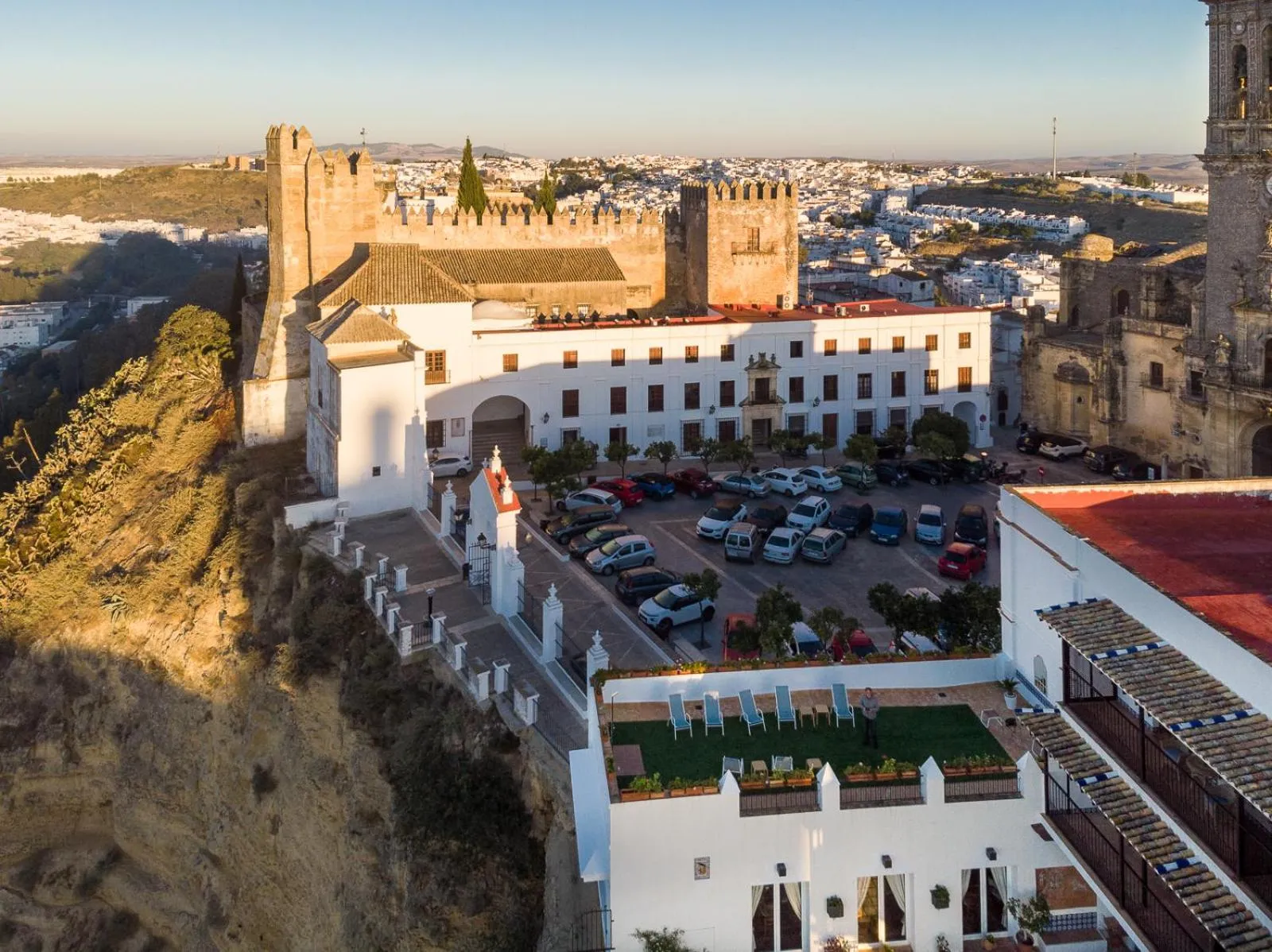 Bird's eye view in Parador de Arcos de la Frontera