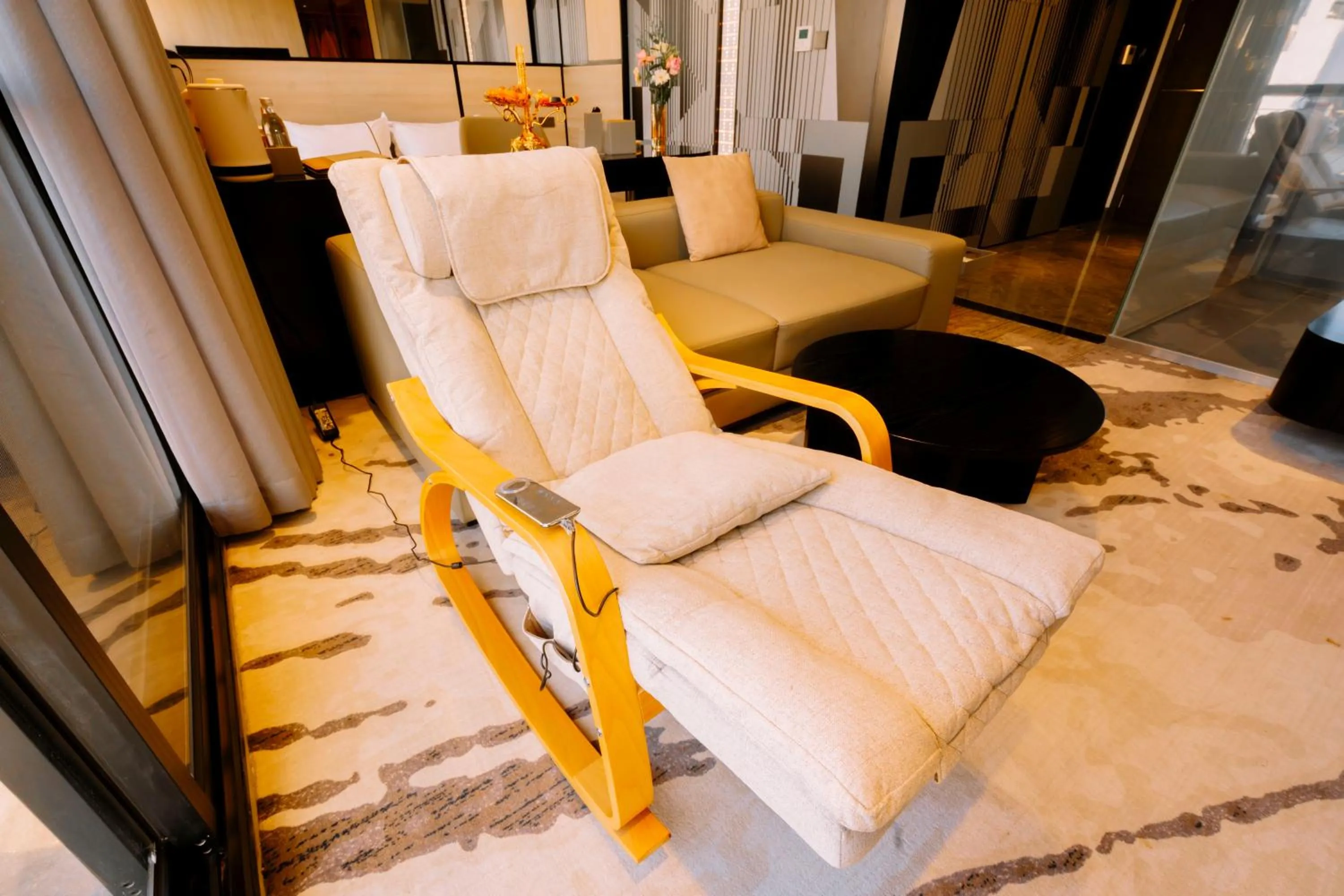 Seating area in X-Digital HOTEL