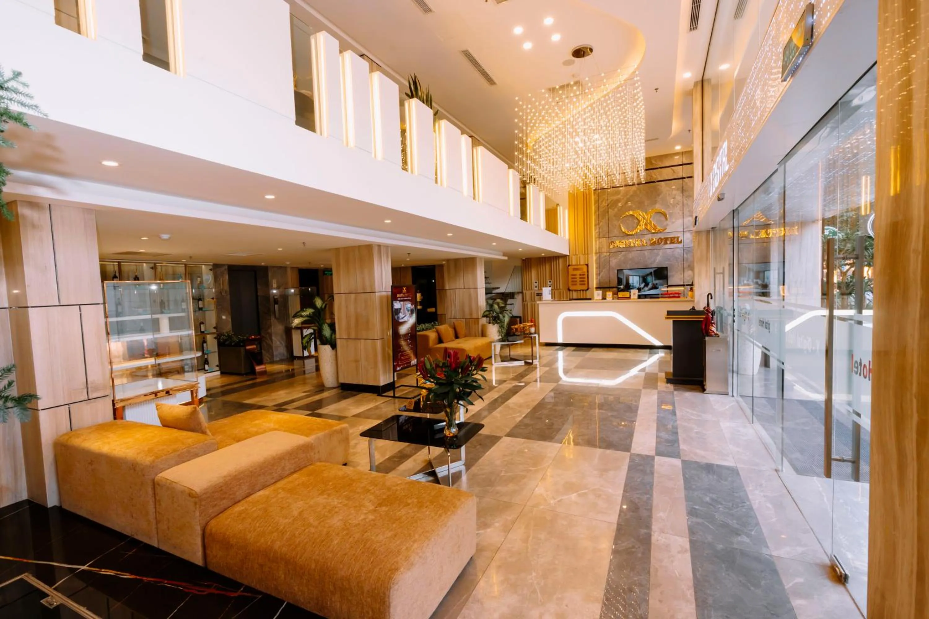 Lobby or reception in X-Digital HOTEL