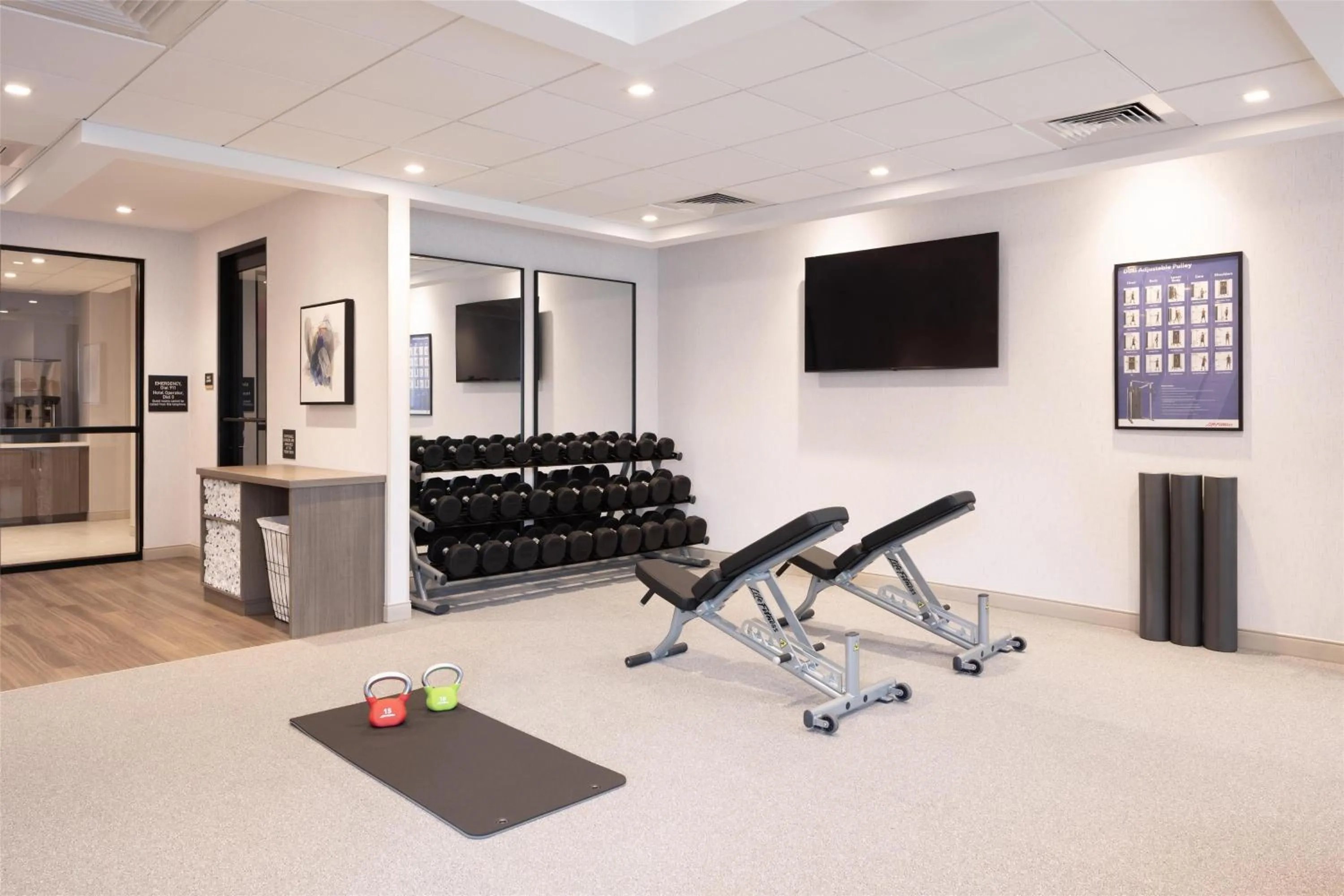 Fitness centre/facilities in Home2 Suites By Hilton Kittery