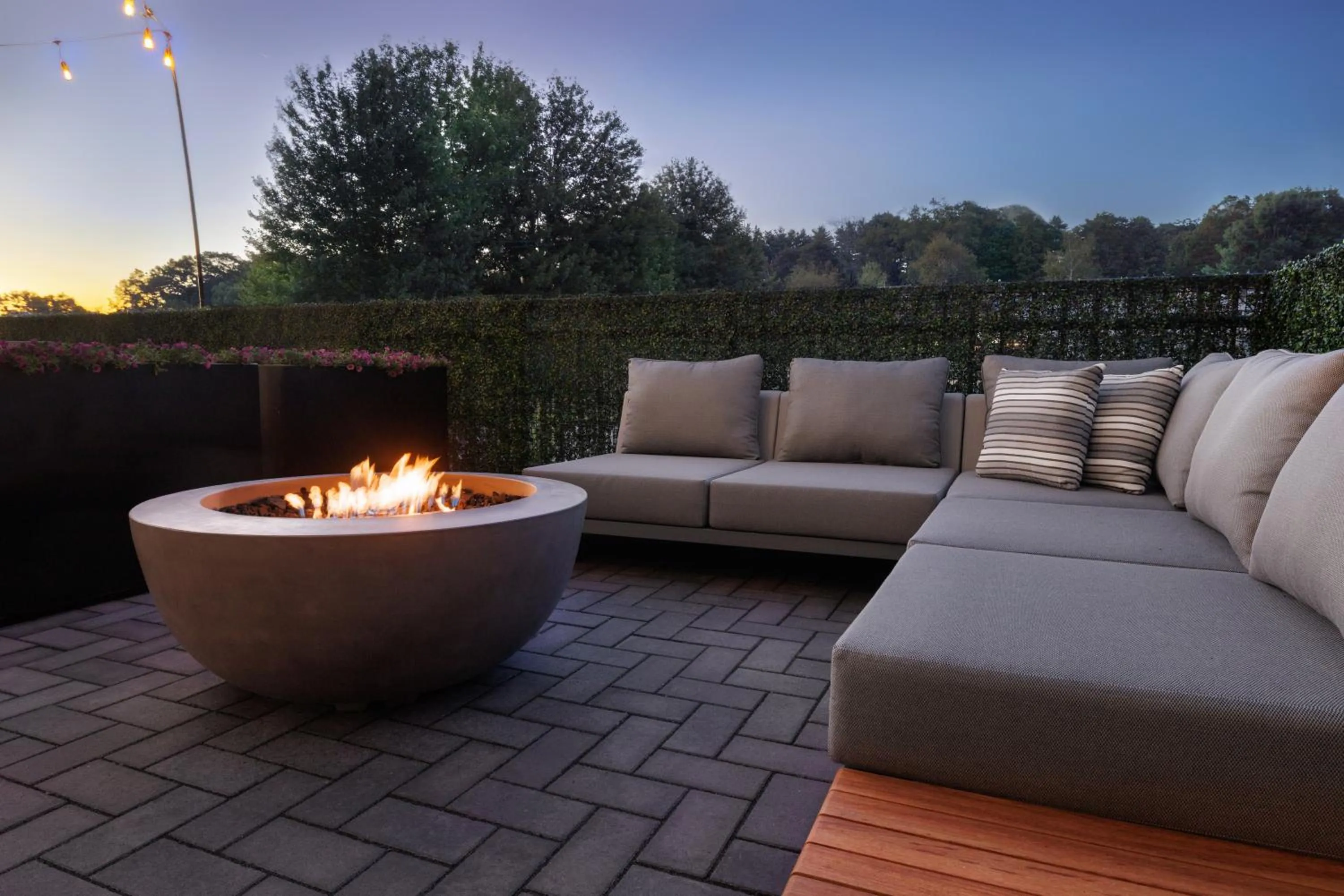 Patio in Home2 Suites By Hilton Kittery