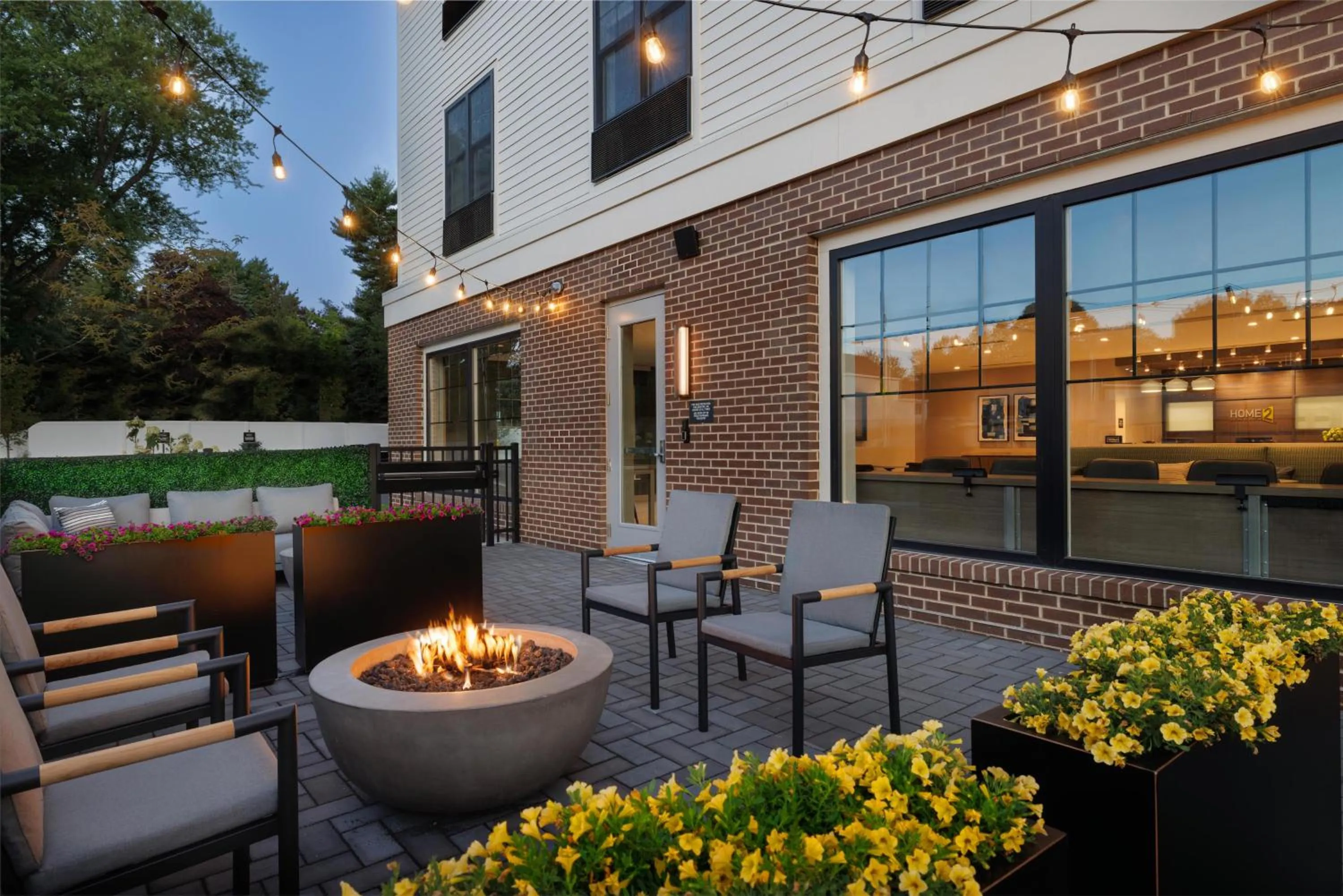 Patio in Home2 Suites By Hilton Kittery