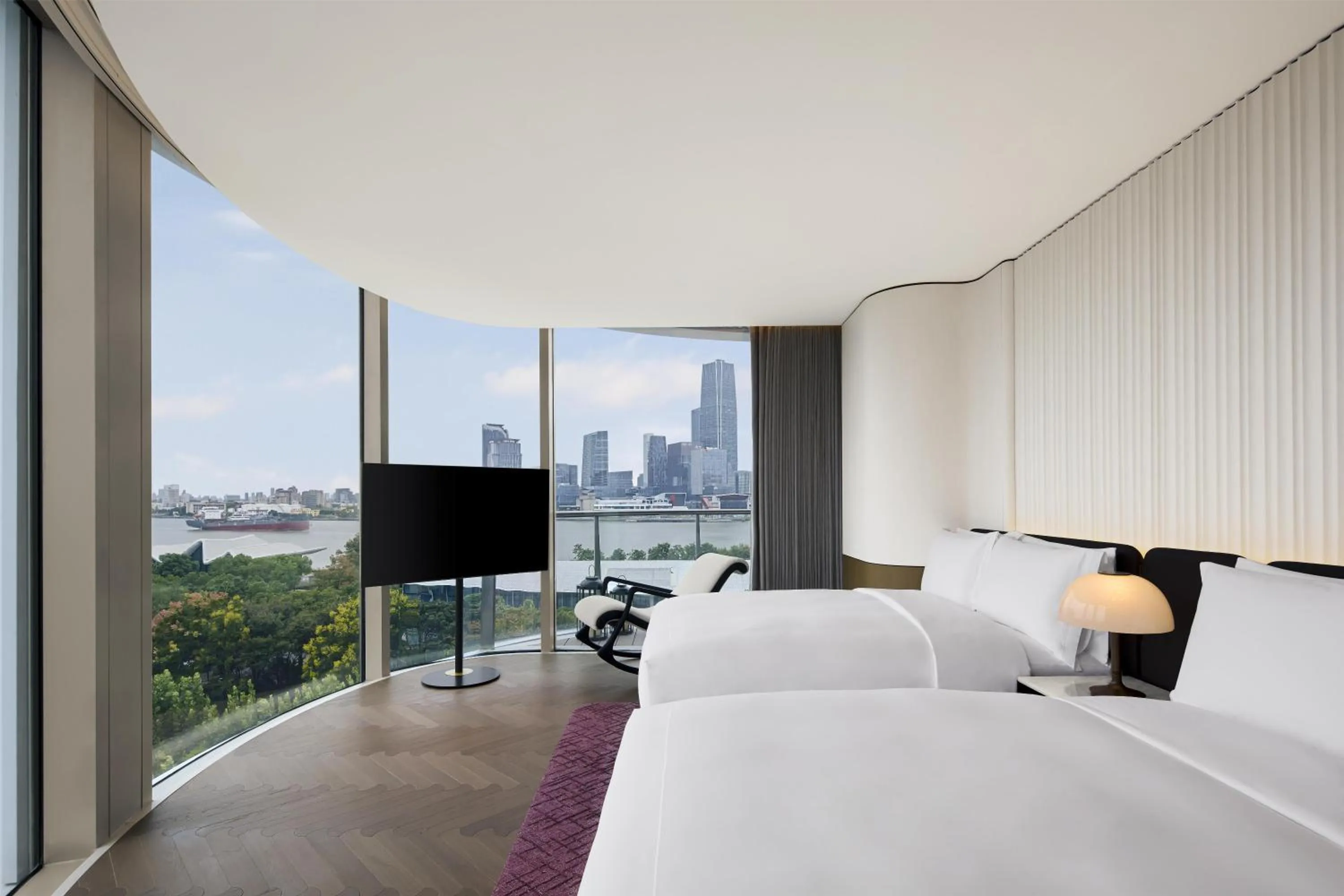 Deluxe Suite with Two Queen Beds in Waldorf Astoria Shanghai Qiantan