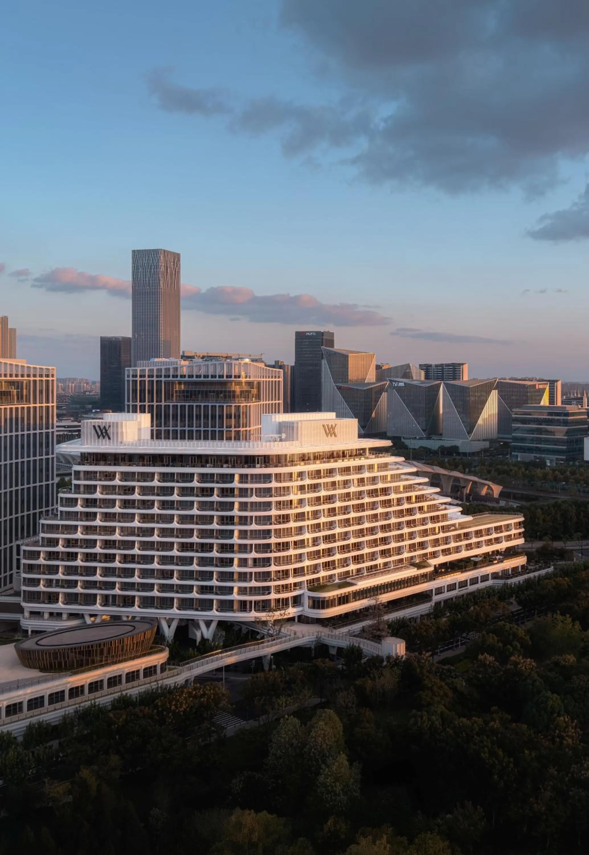 Property building in Waldorf Astoria Shanghai Qiantan