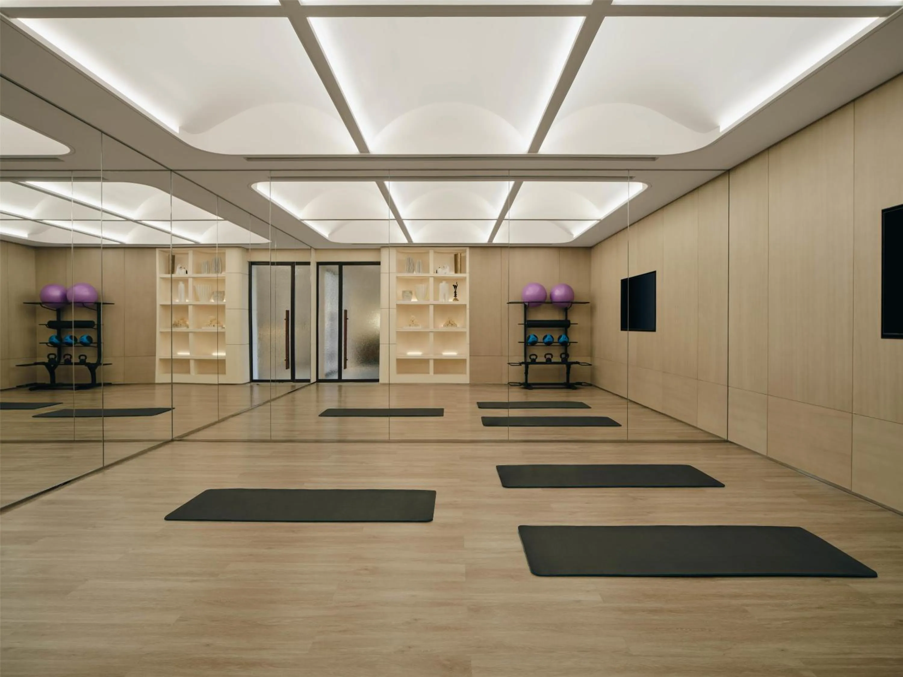 Fitness centre/facilities in Waldorf Astoria Shanghai Qiantan