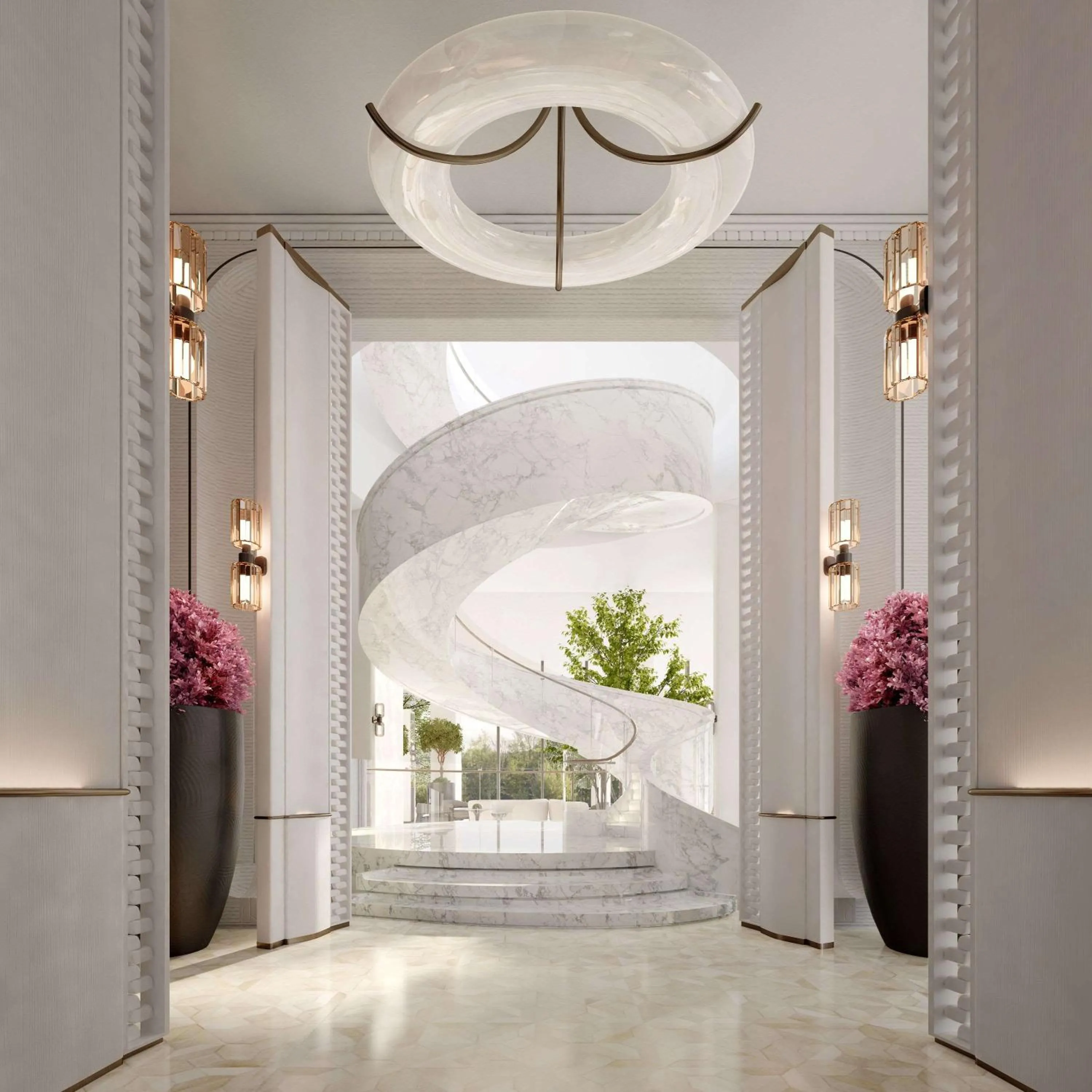 Meeting/conference room in Waldorf Astoria Shanghai Qiantan