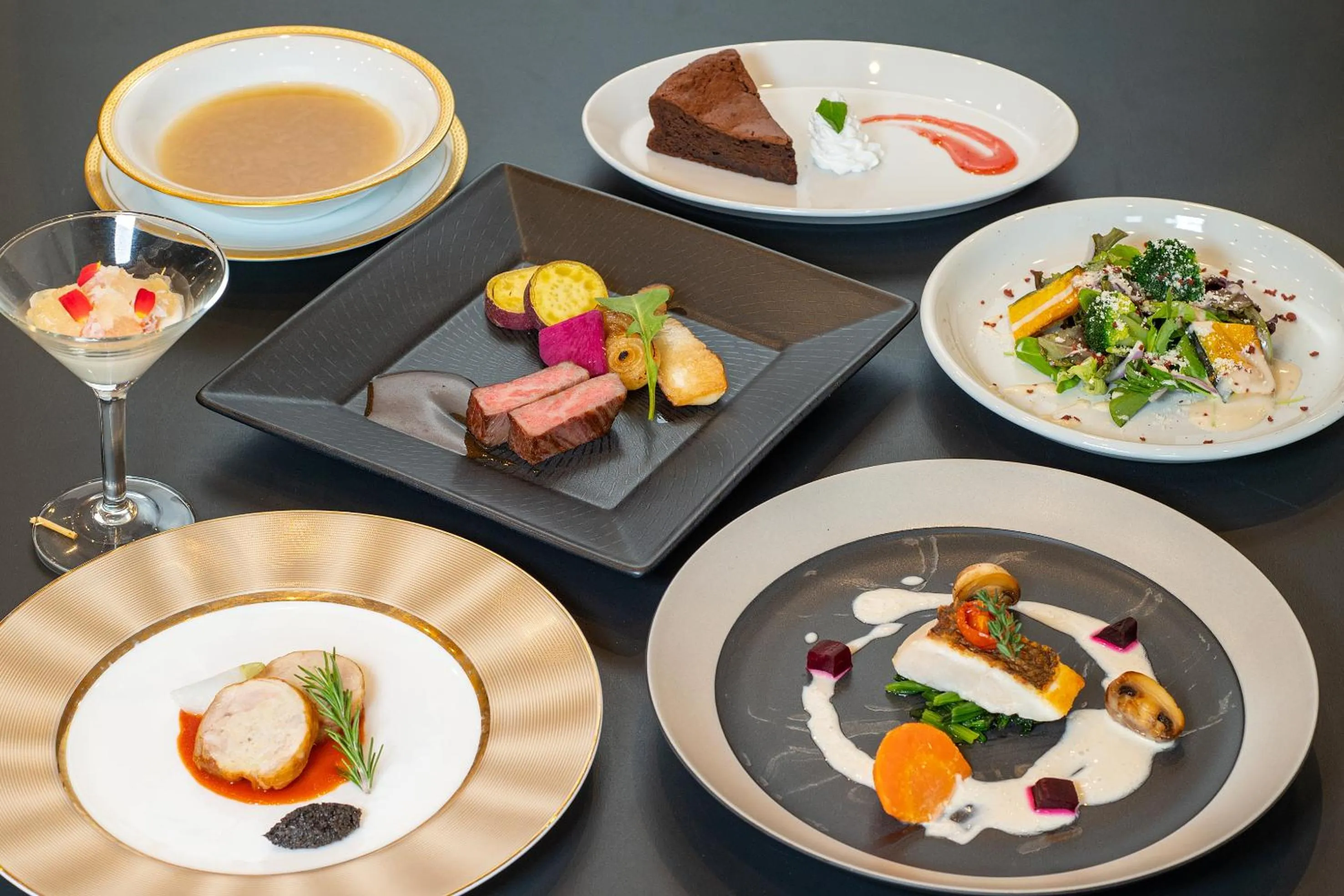 Food close-up in TKP Lectore Hakone Gora