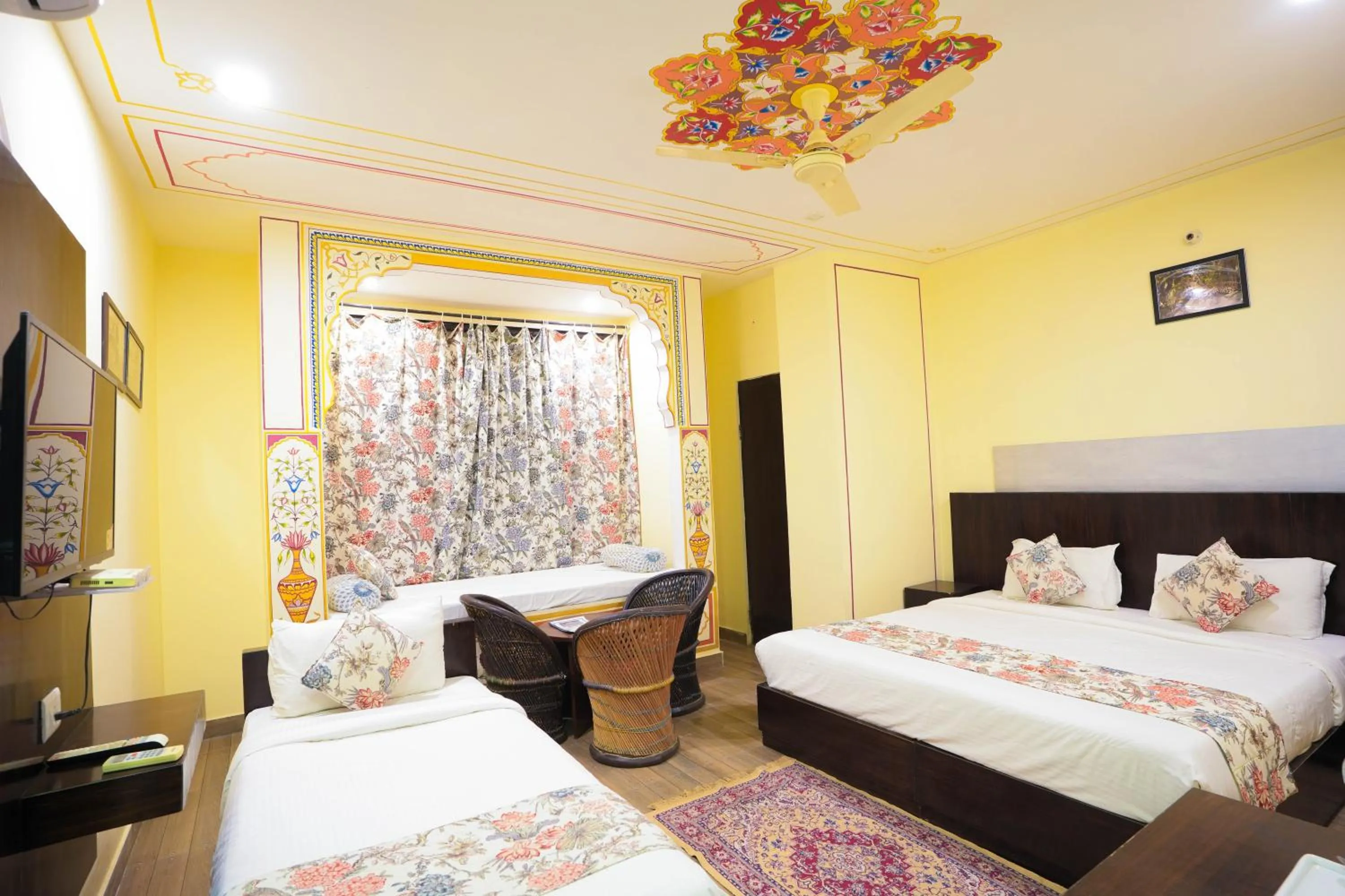 Bed in Rajputana Heritage