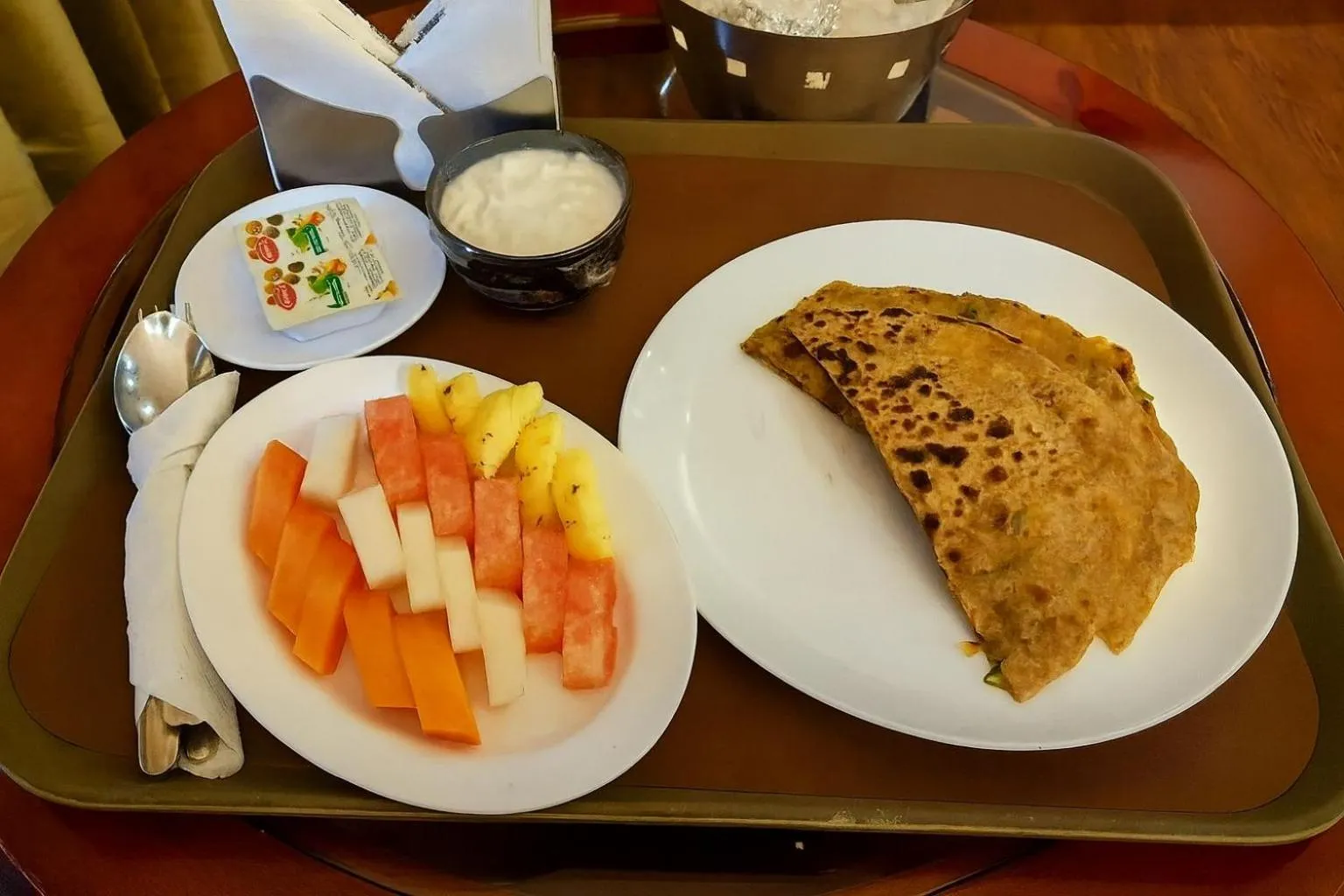 Breakfast in JB Square Resort, Ayodhya