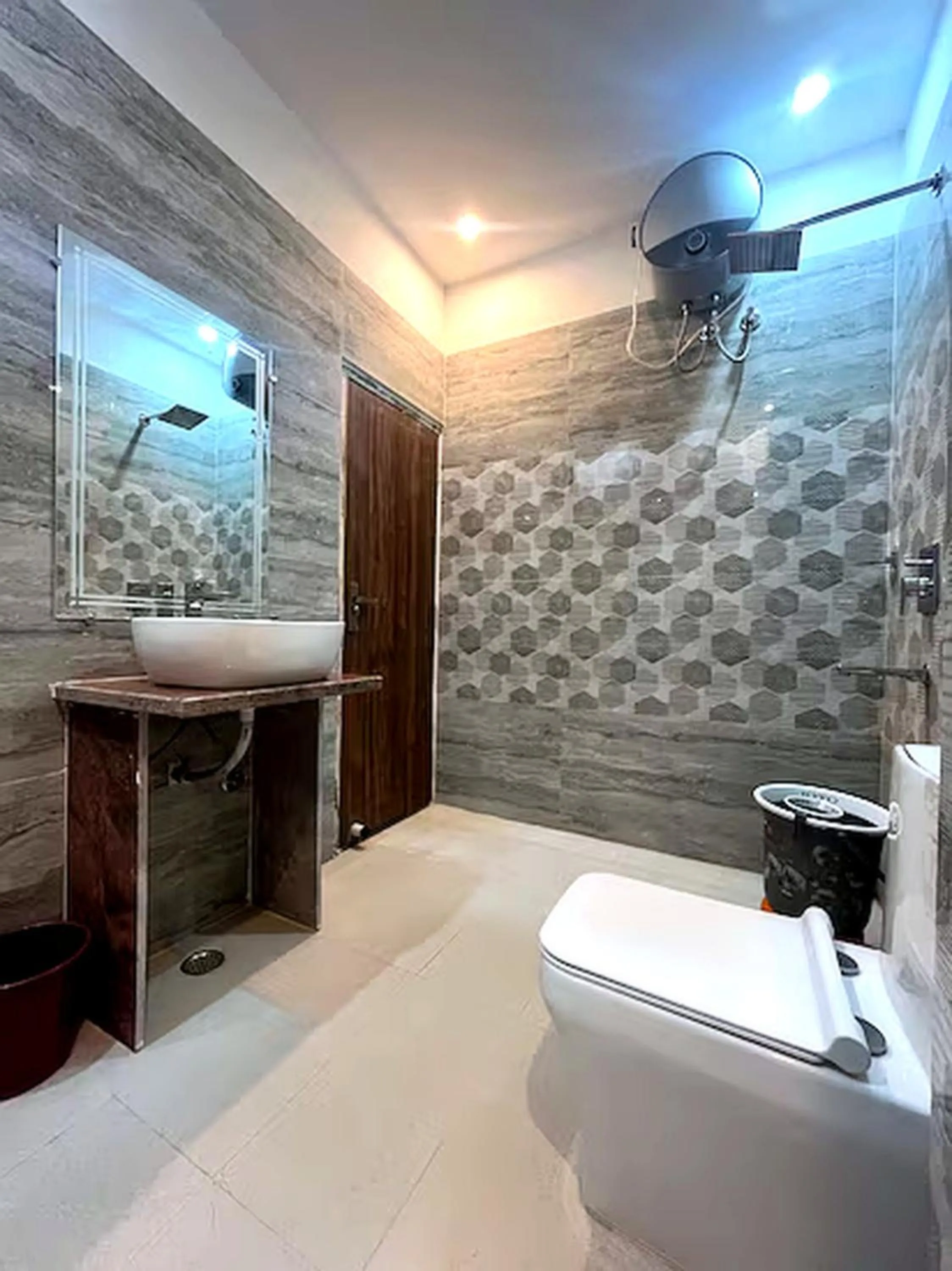 Bathroom in JB Square Resort, Ayodhya