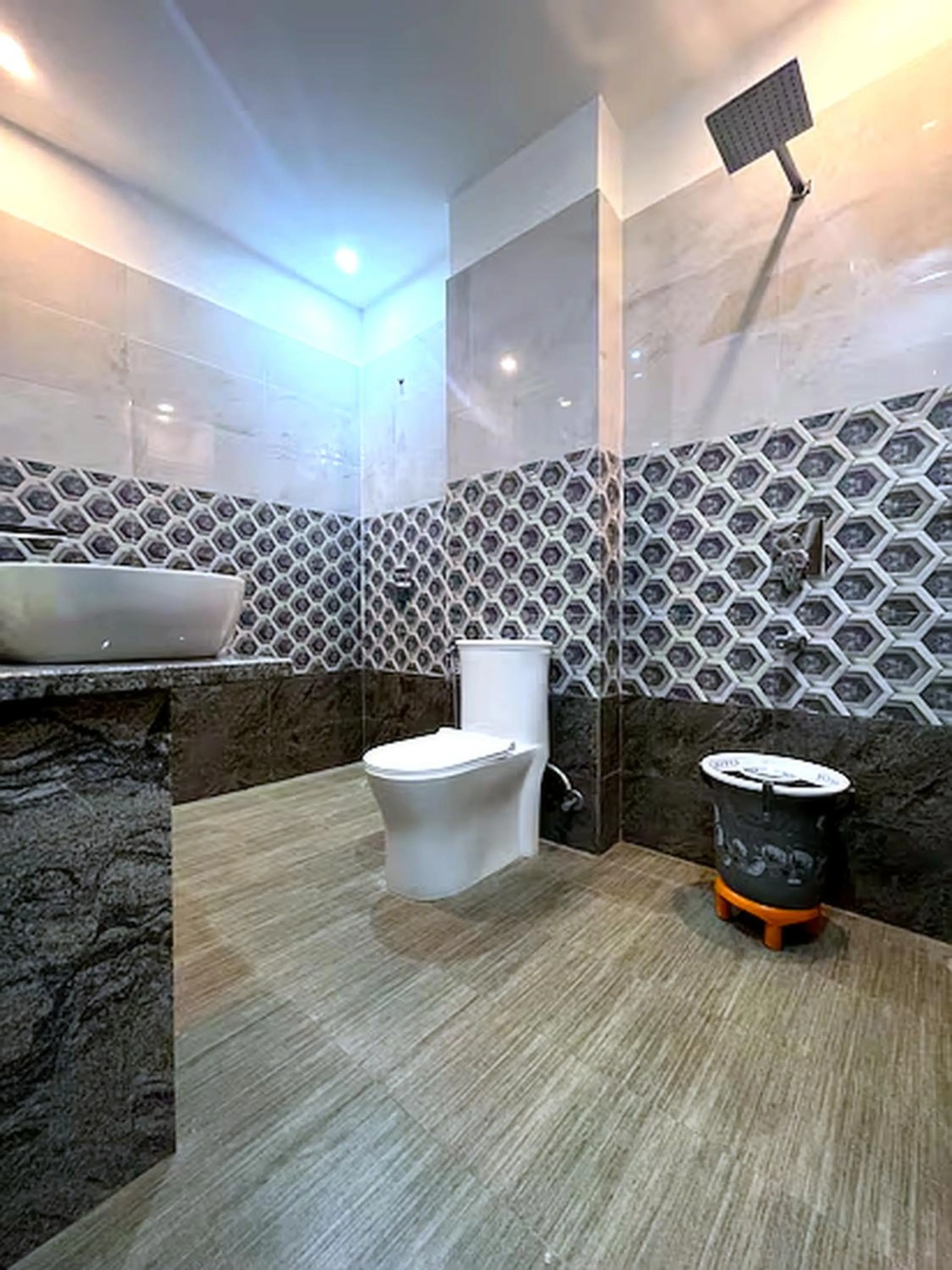 Bathroom in JB Square Resort, Ayodhya