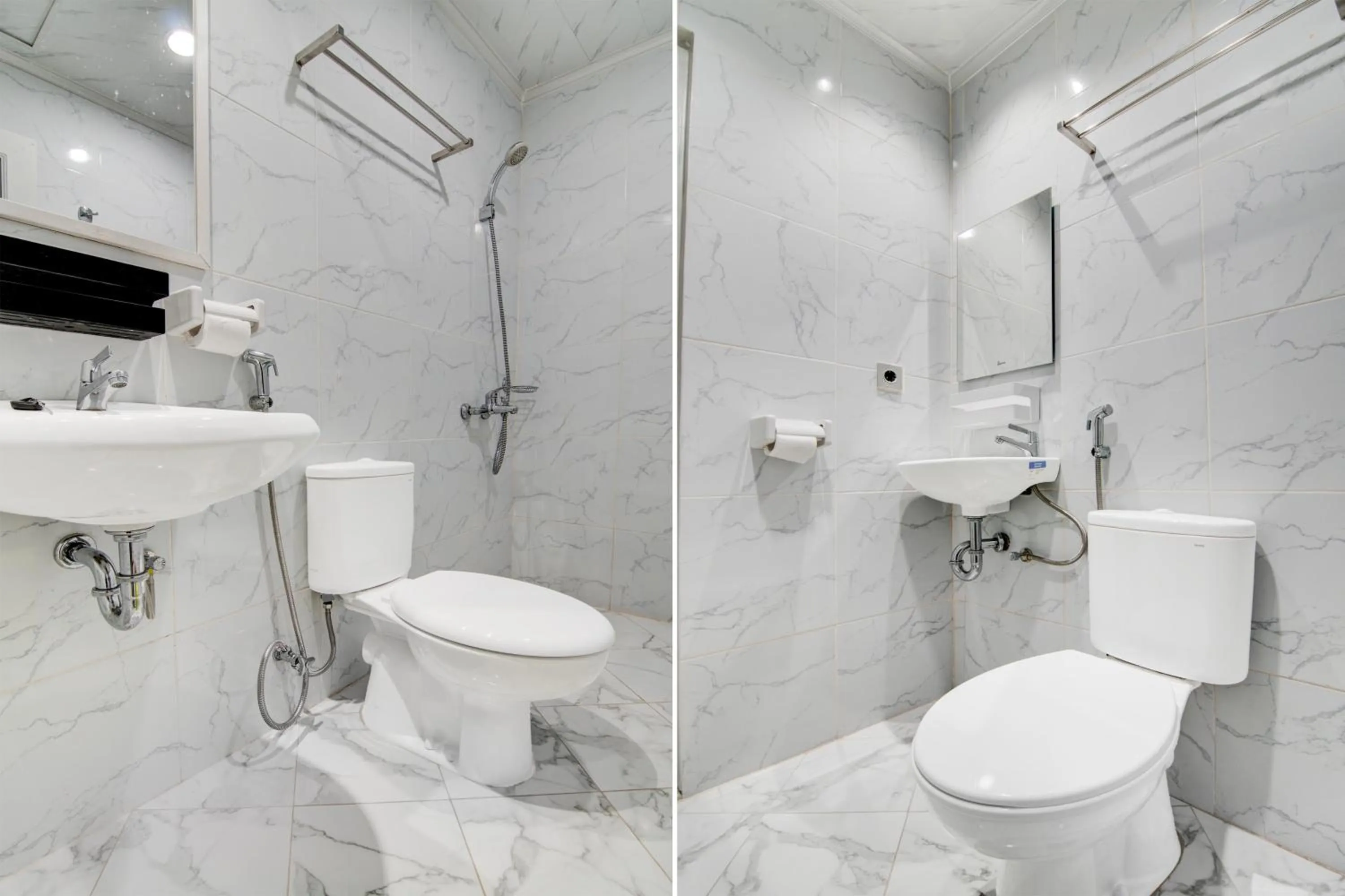 Bathroom in Townhouse Oak Pekanbaru near Mall Pekanbaru formerly Hotel Grand Sahara