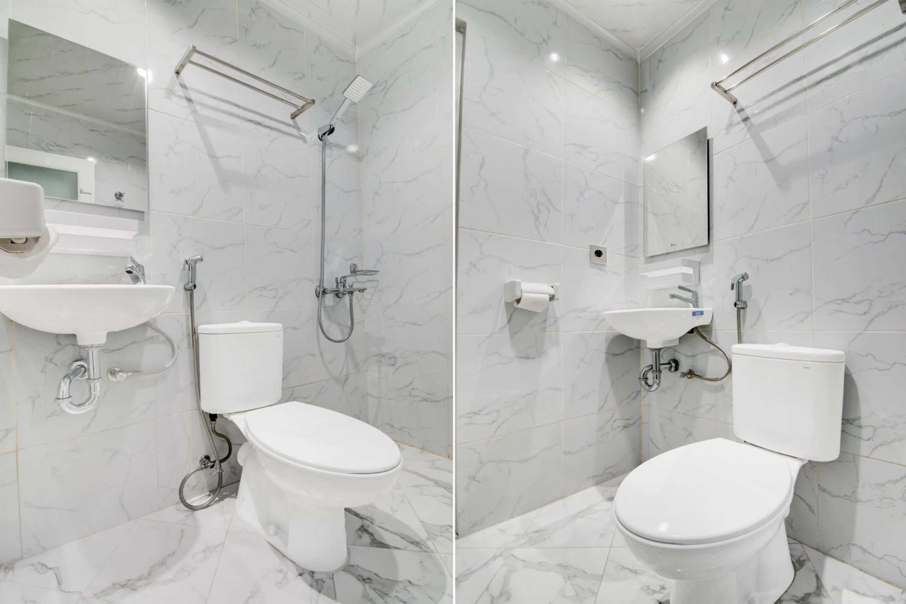 Bathroom in Townhouse Oak Pekanbaru near Mall Pekanbaru formerly Hotel Grand Sahara