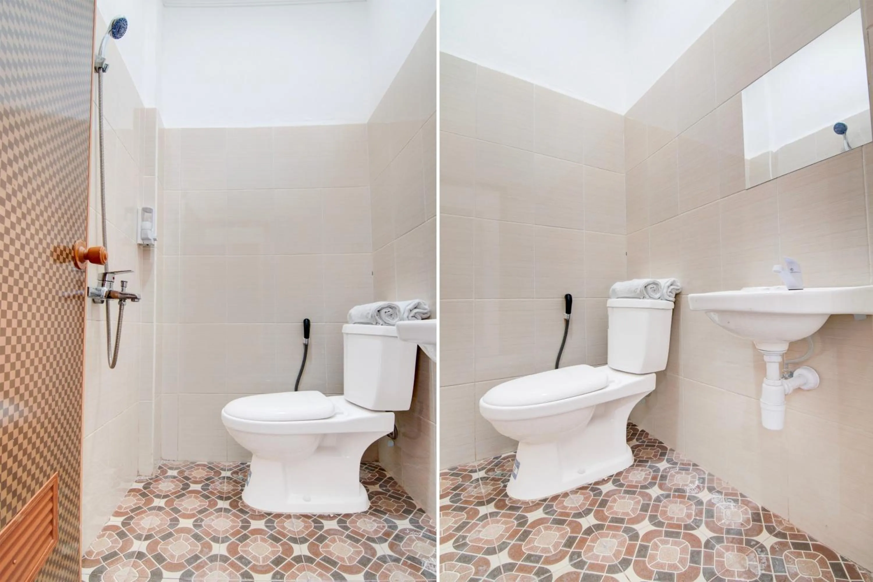 Bathroom in Townhouse Oak Pekanbaru near Mall Pekanbaru formerly Hotel Grand Sahara