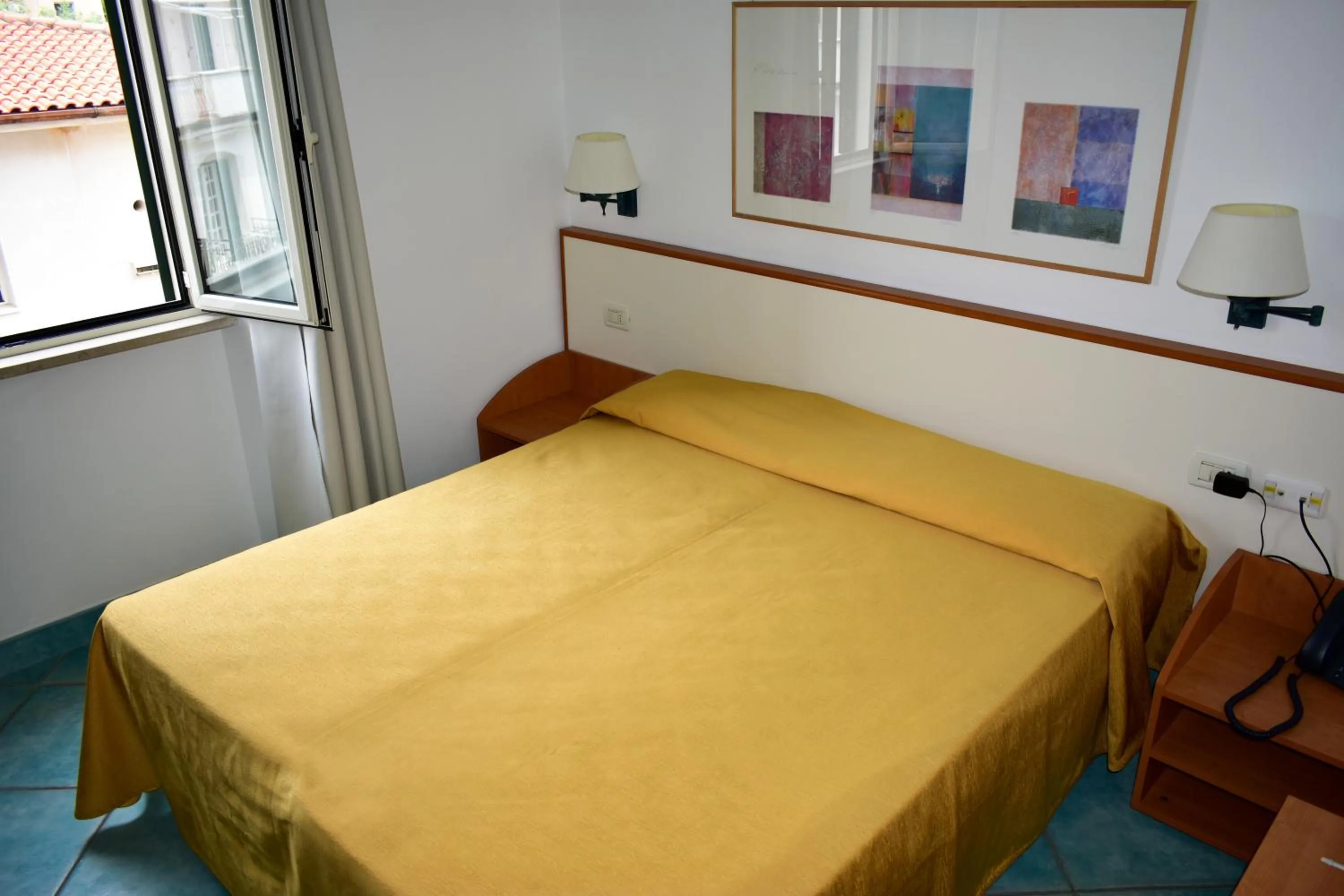 Bed in Hotel Amyclae