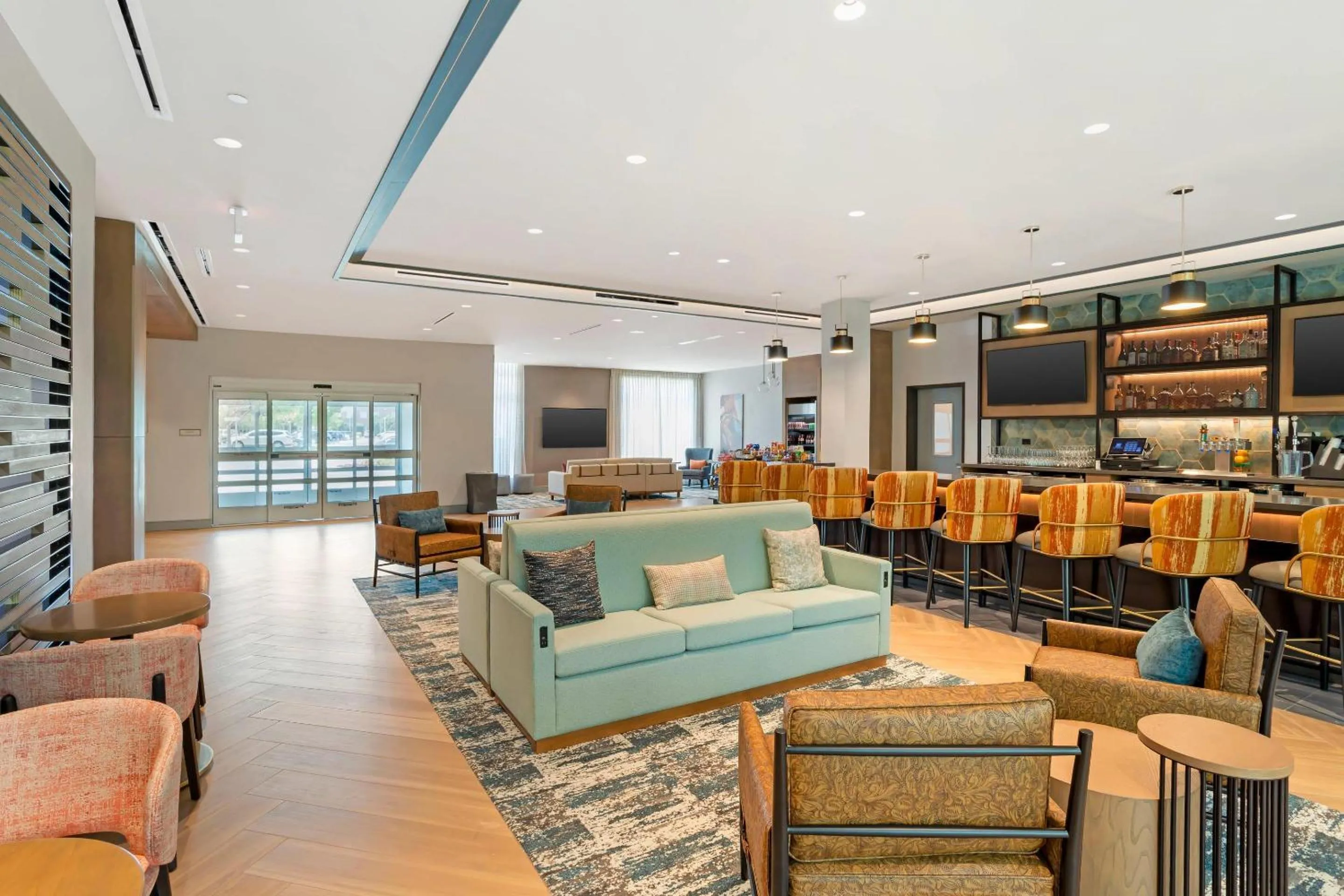 Communal lounge/ TV room in Cambria Hotel Fort Worth - Medical Center