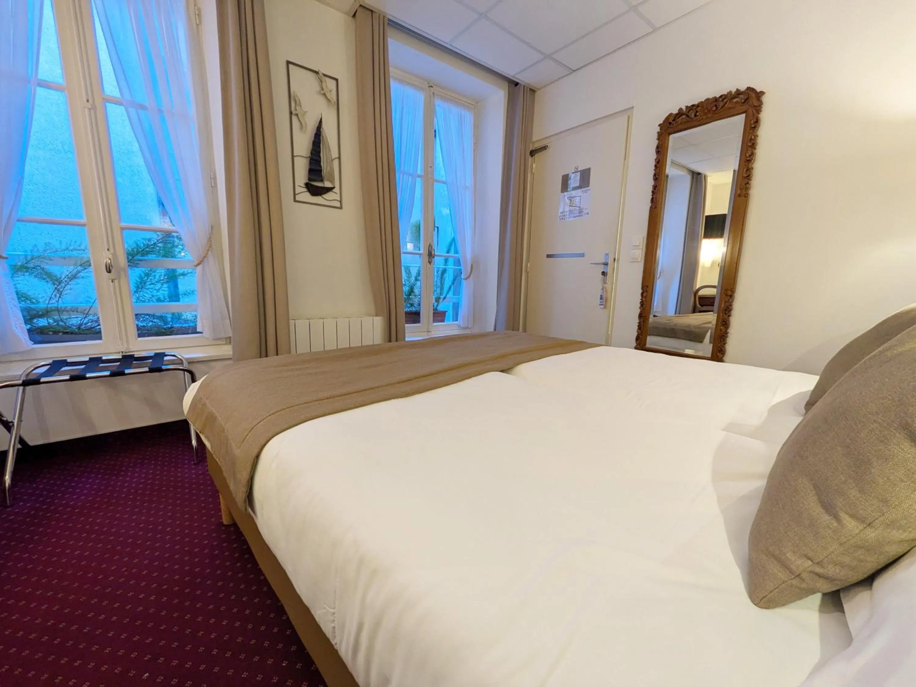 Bed in Hotel des Abers