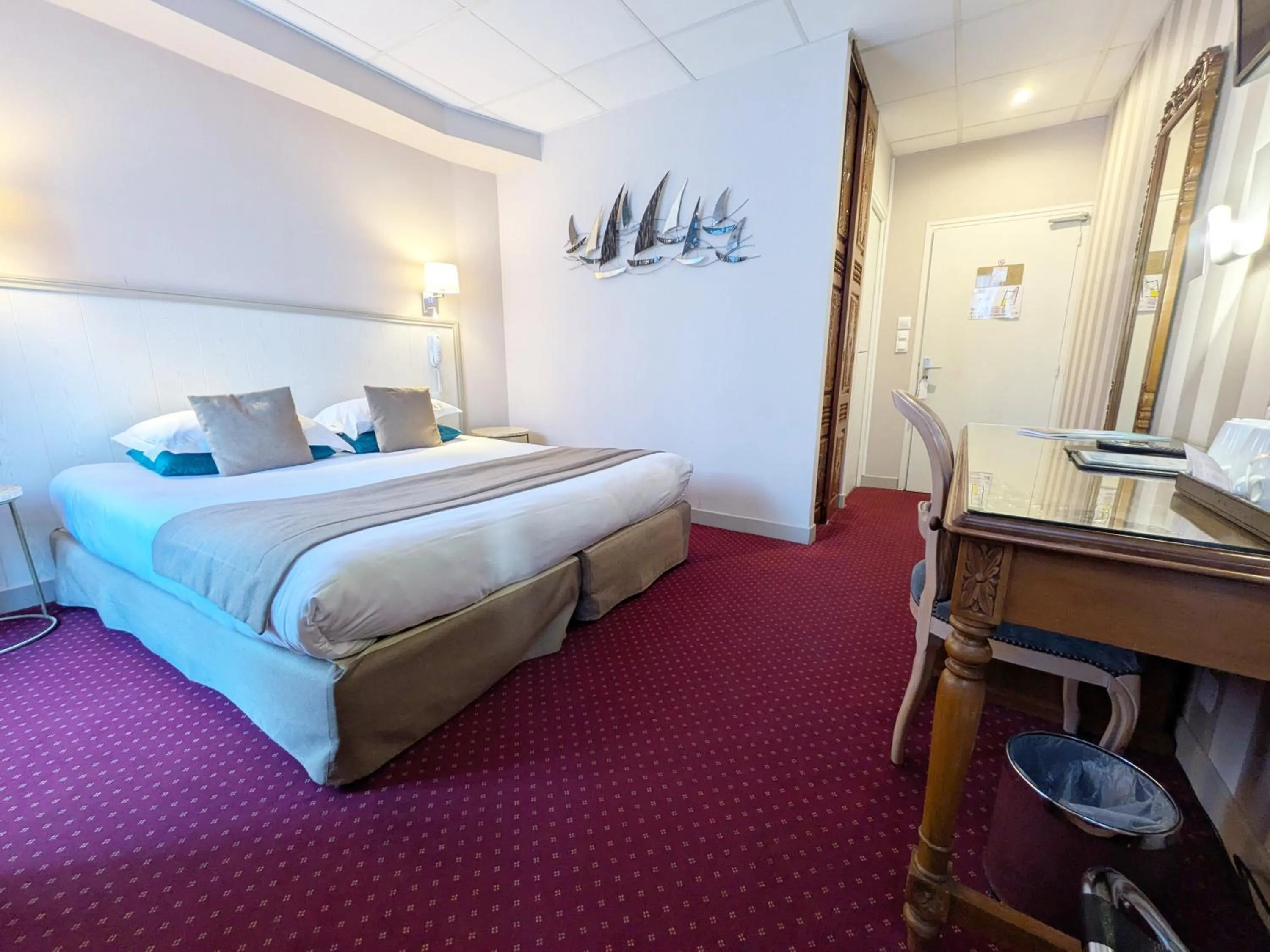 Bed in Hotel des Abers