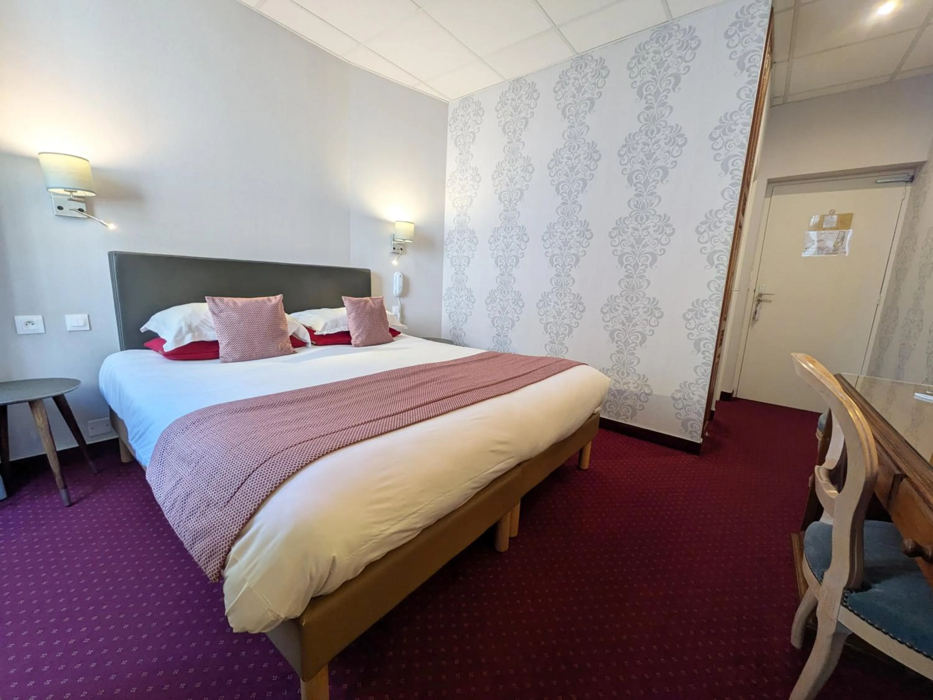 Bed in Hotel des Abers