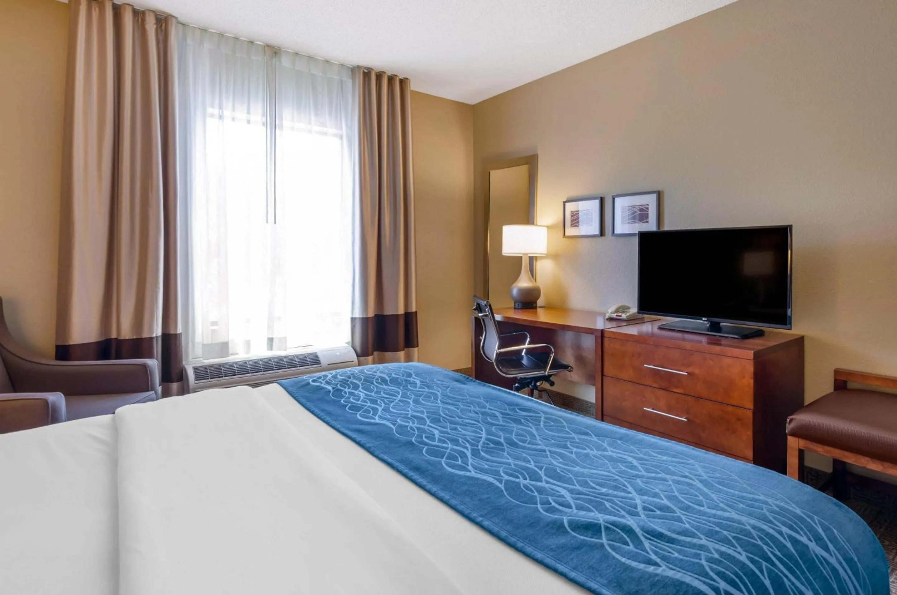 Bedroom, Bed in Comfort Inn & Suites Lynchburg Airport - University Area