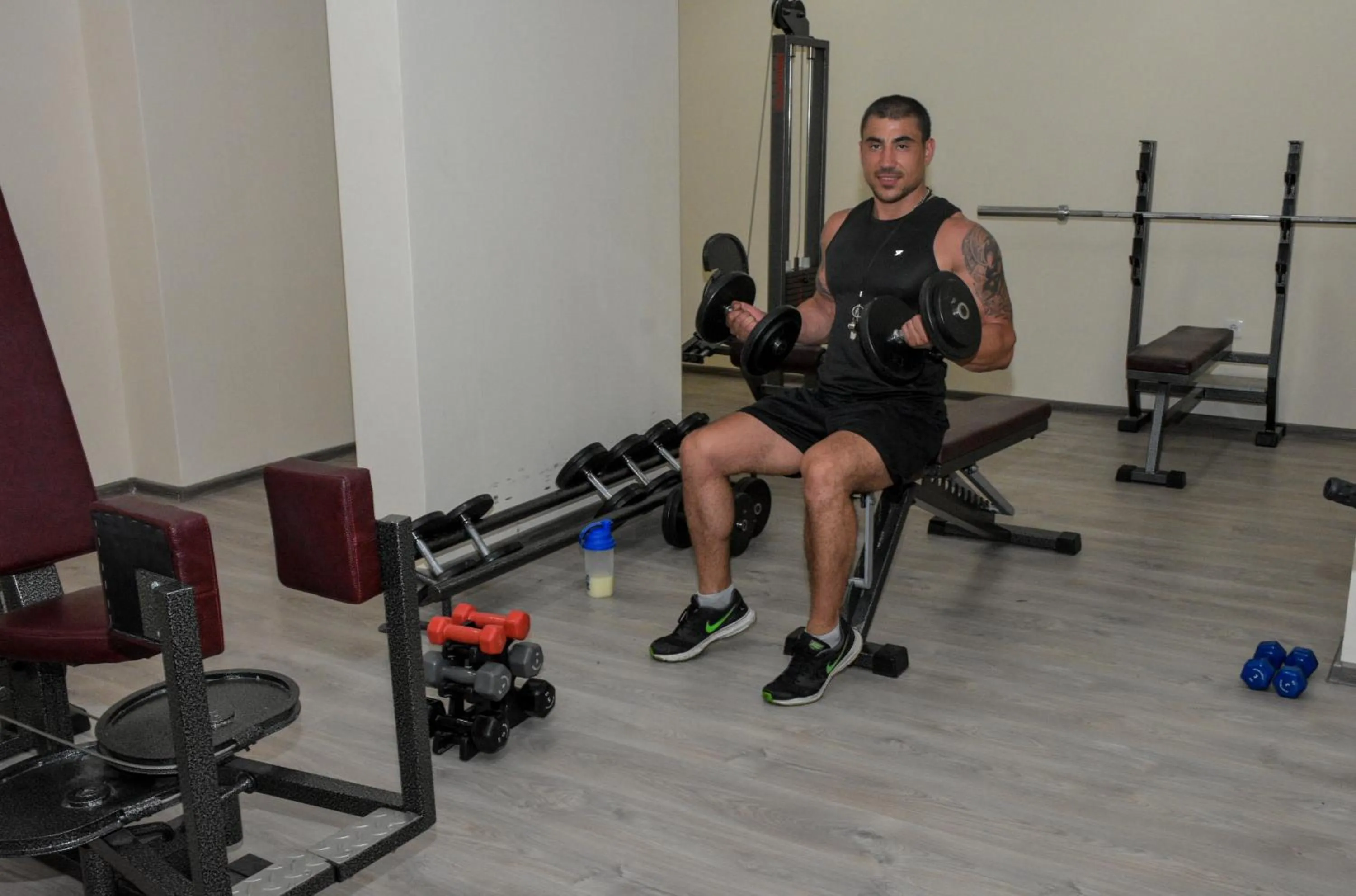 Fitness centre/facilities in Arena Mar Hotel and SPA