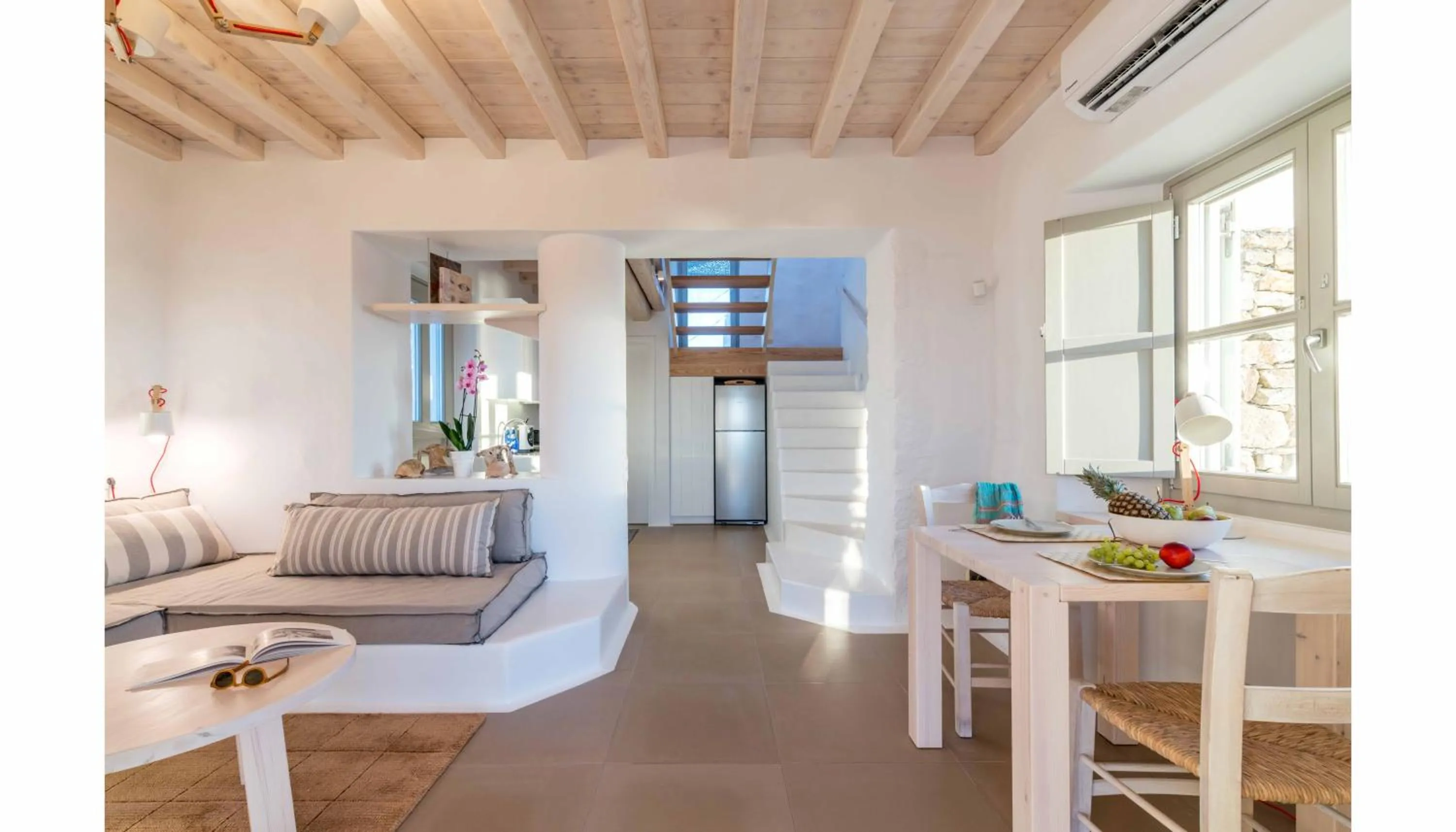 Living room in Cloud Blue