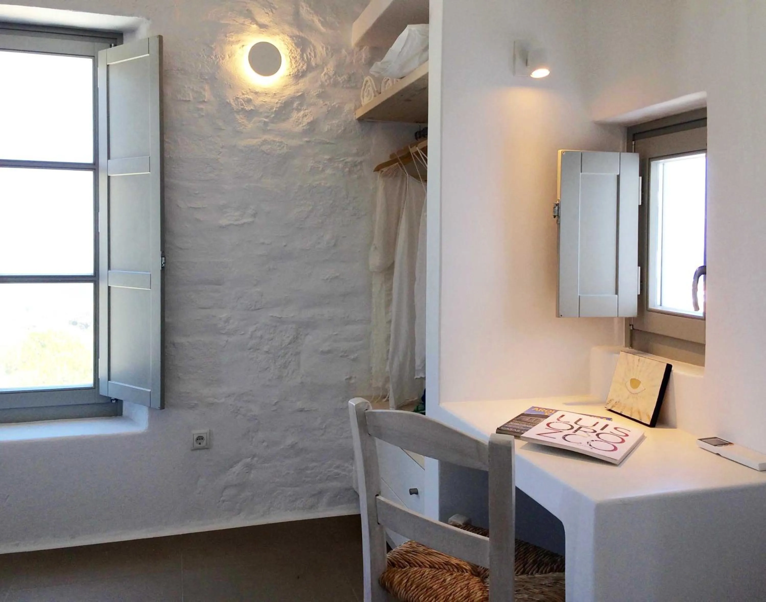 Bedroom, Bed in Cloud Blue