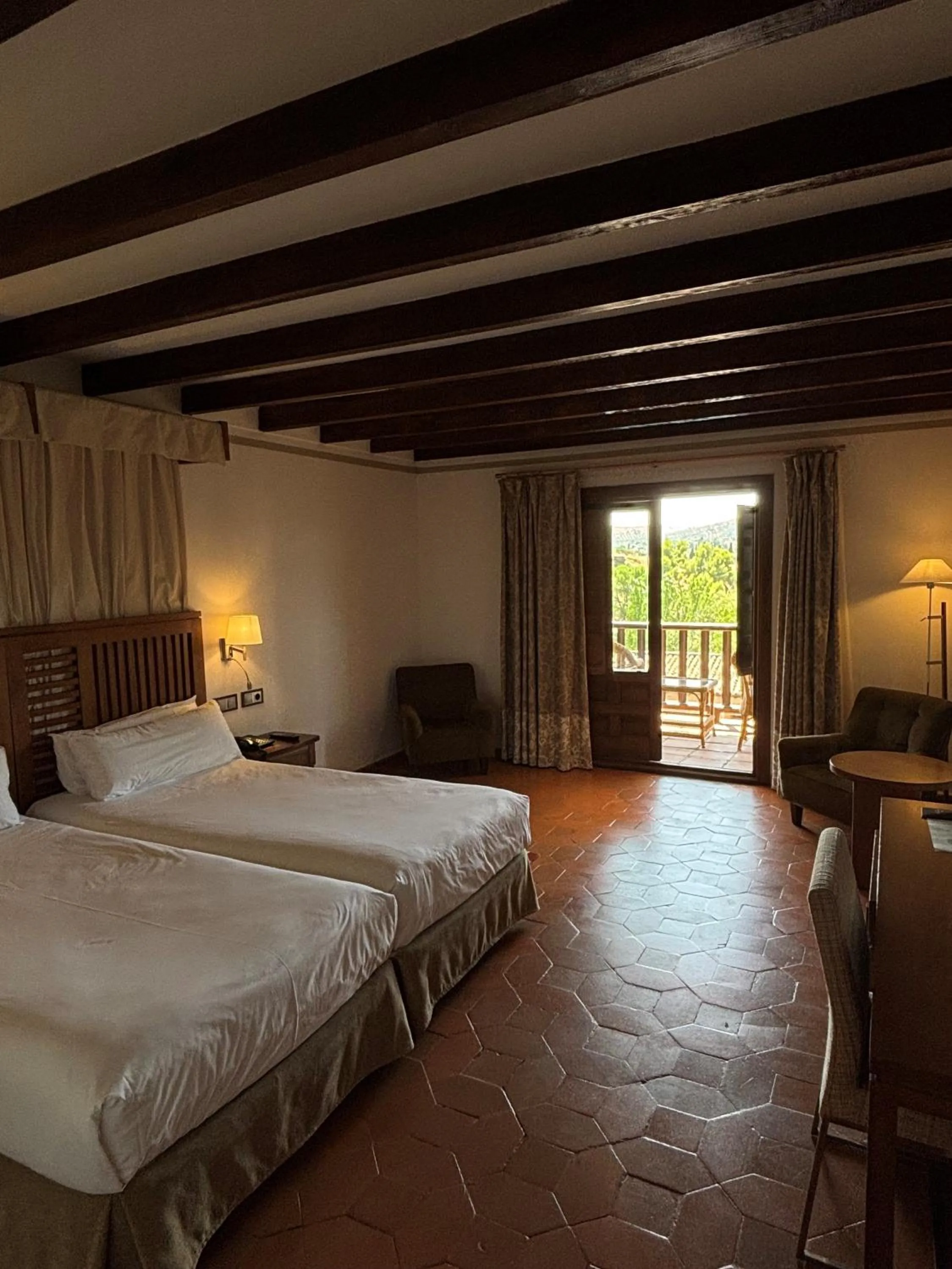 Bed in Parador de Toledo