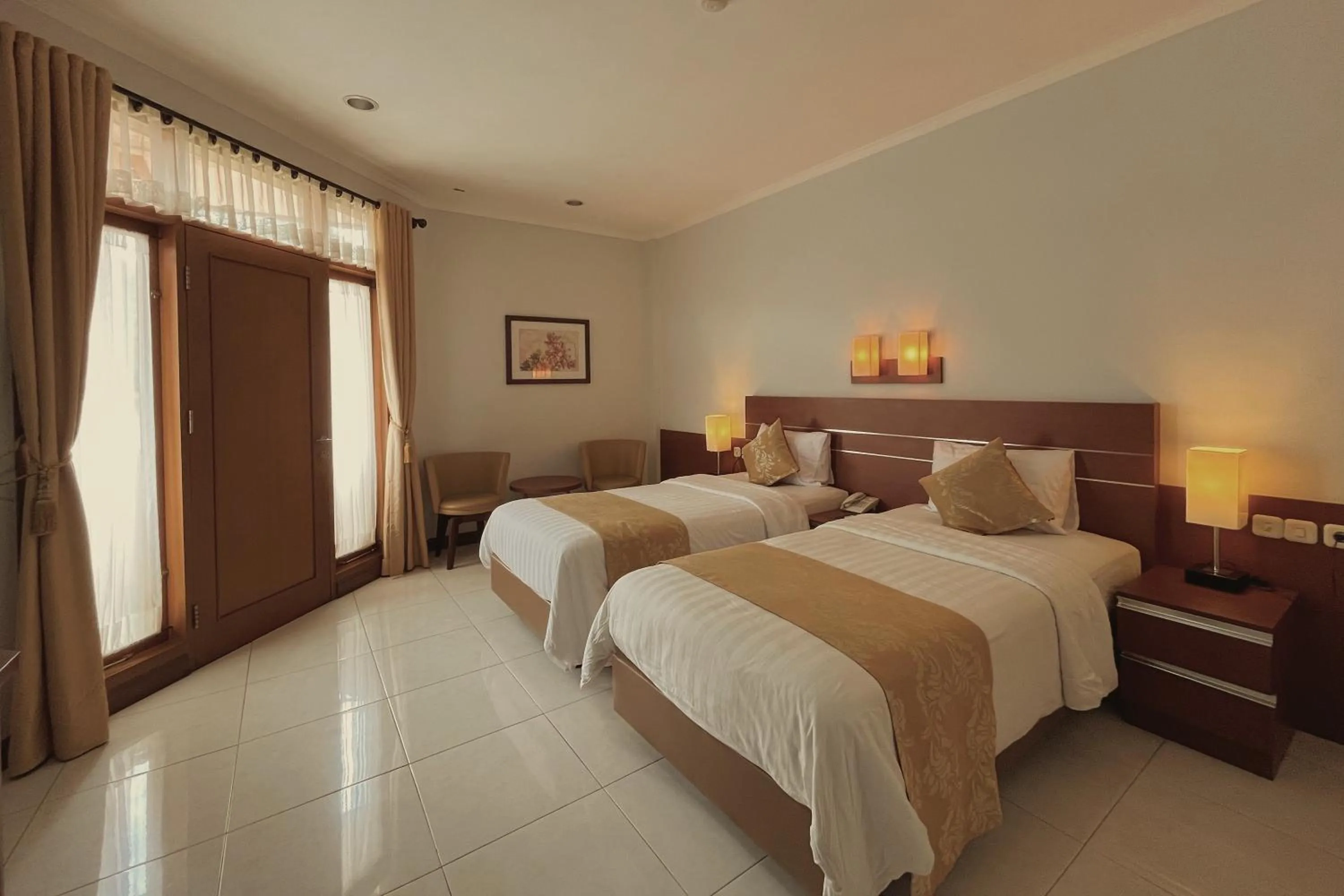 Bed in Ahadiat Hotel & Bungalow