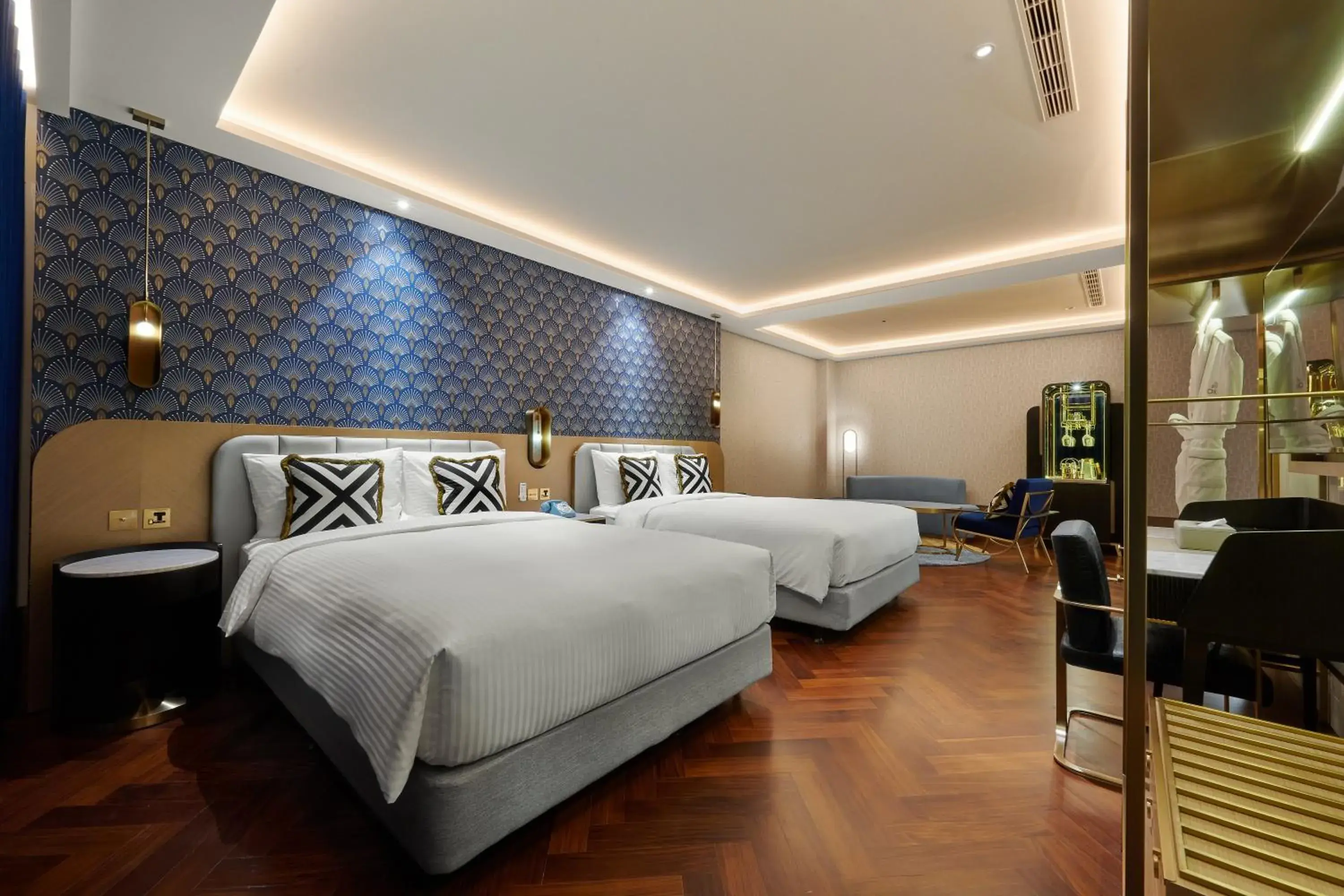 Deluxe Double Room with Two Double Beds in OKU Hotel Deluxe Double Room with Two Double Beds in OKU Hotel