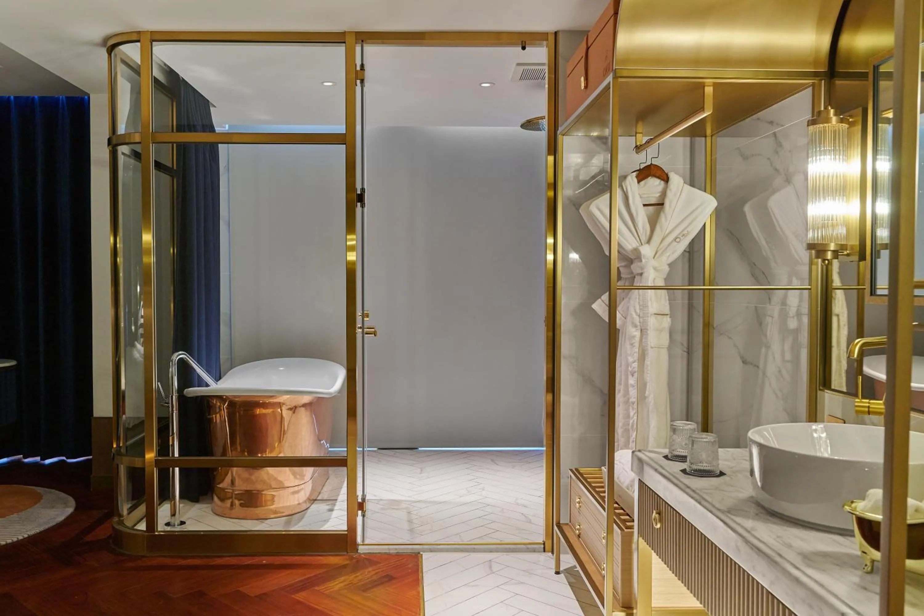 Bathroom in OKU Hotel