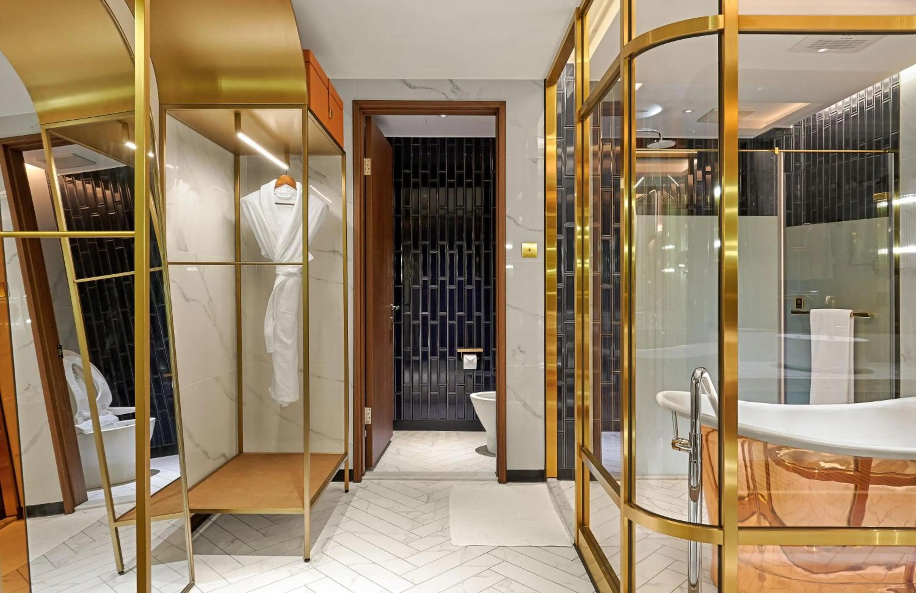 Bathroom in OKU Hotel