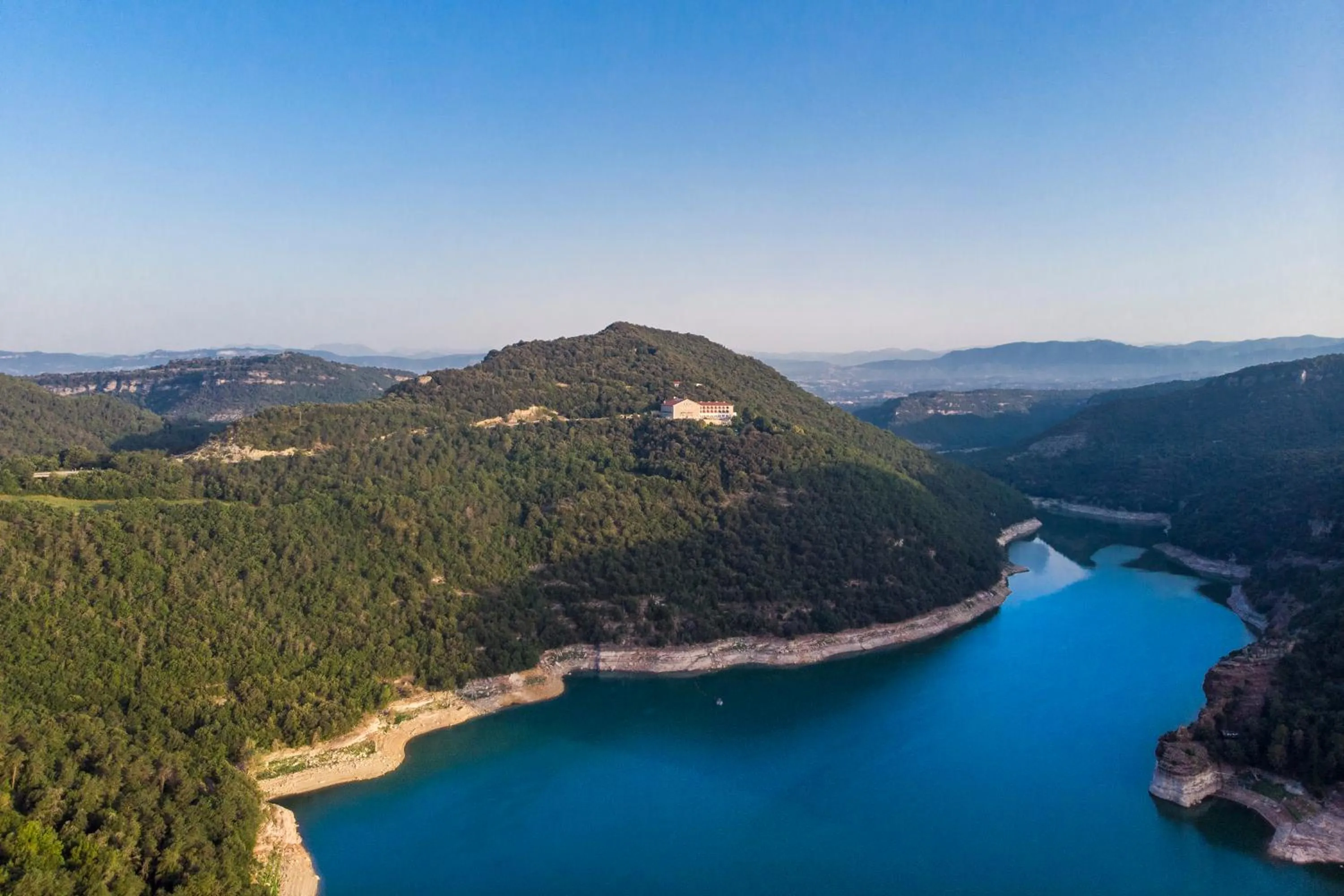 Bird's eye view in Parador de Vic-Sau