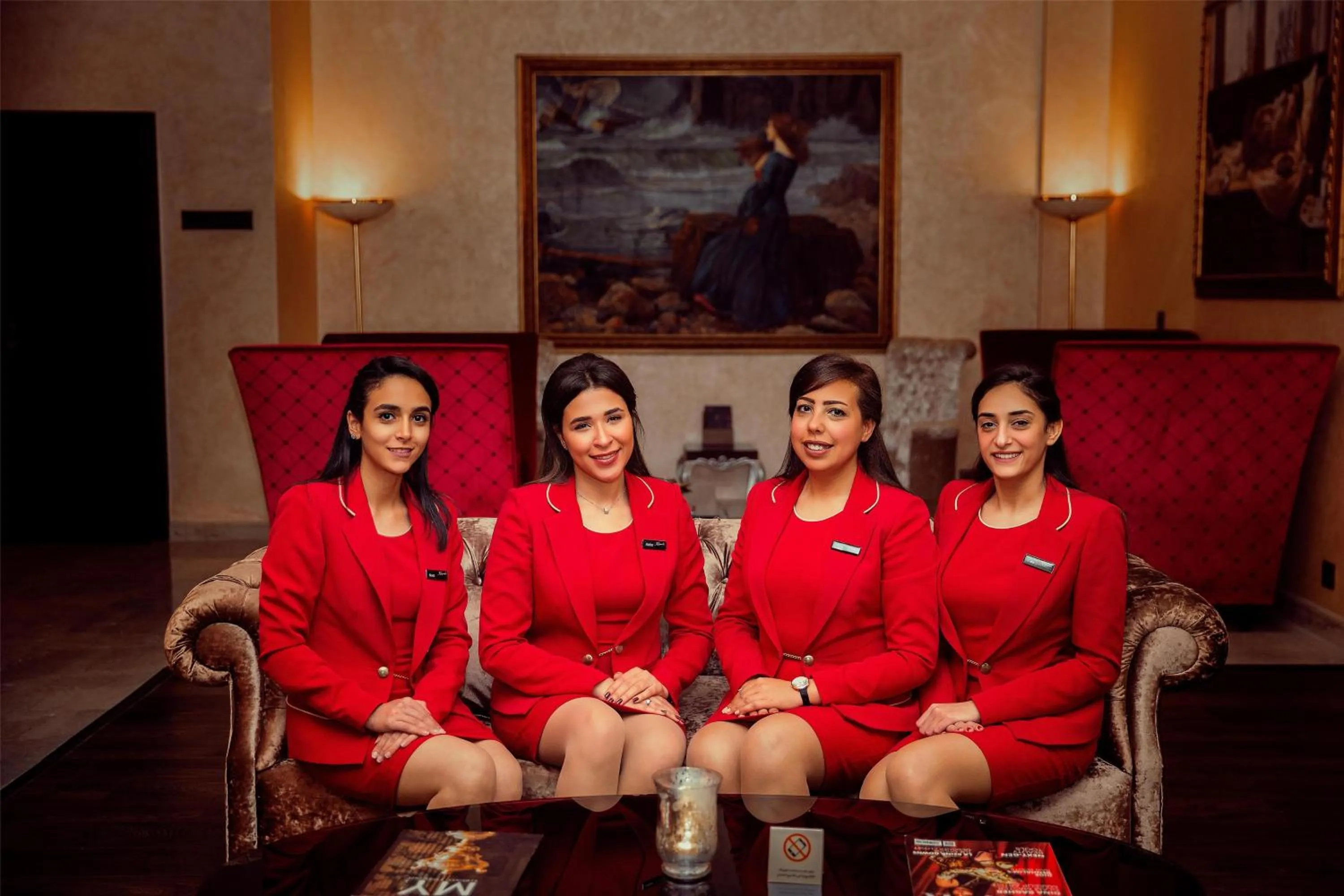 Lobby or reception in Royal Maxim Palace Kempinski Cairo