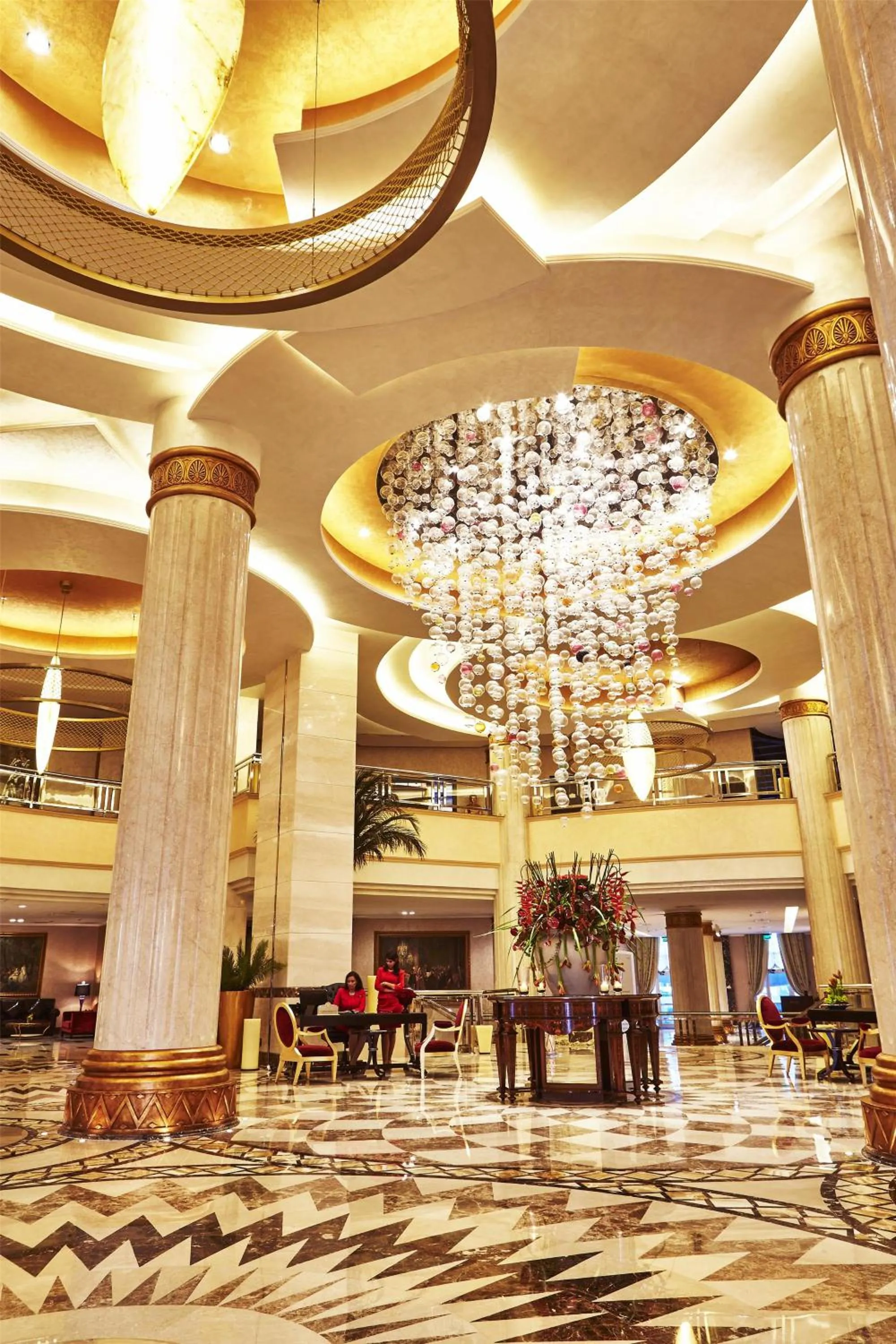 Lobby or reception in Royal Maxim Palace Kempinski Cairo