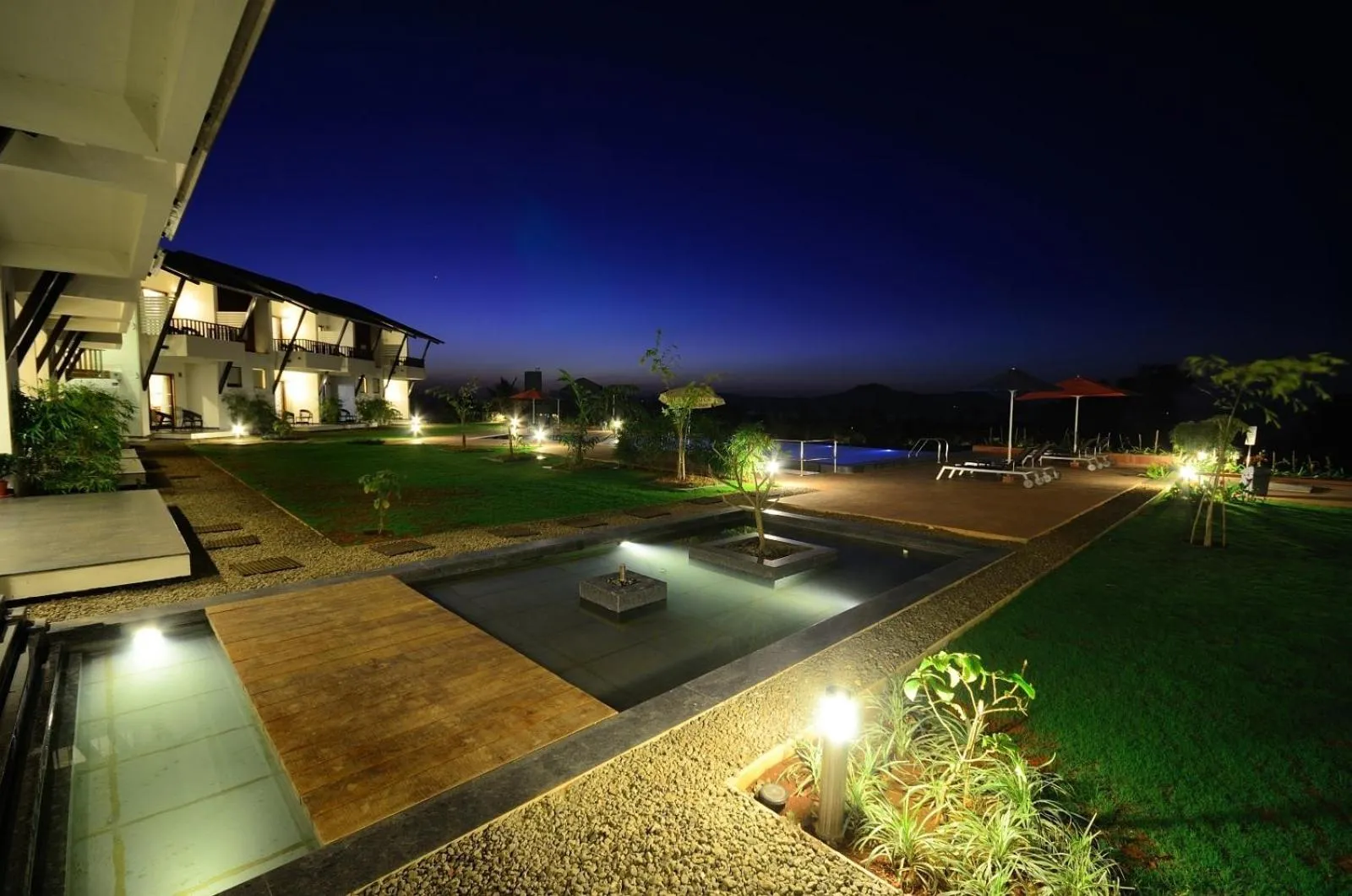 Pool view in Regenta Resort Soma Vine Village Nashik