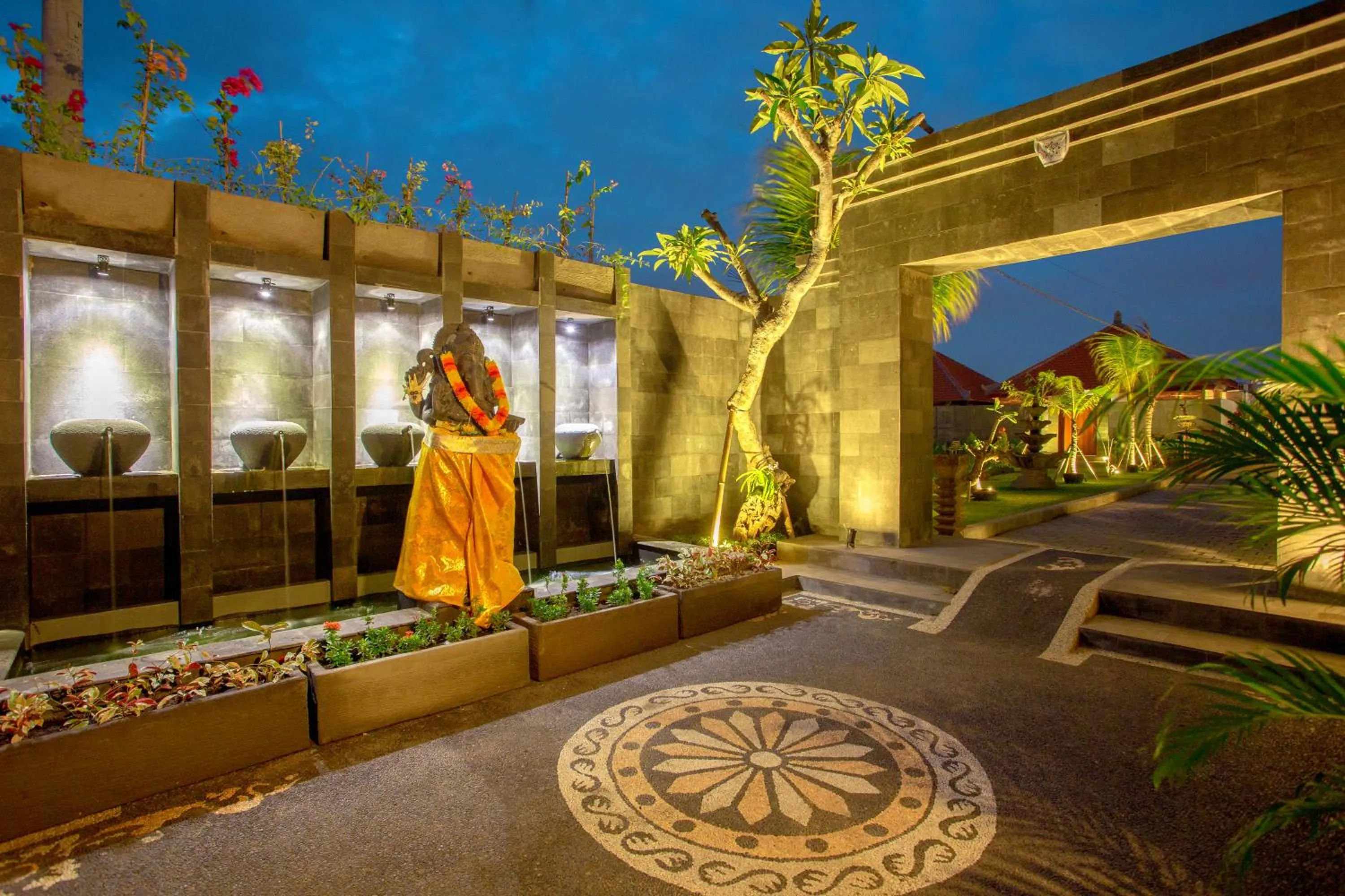 Decorative detail in Rama Village