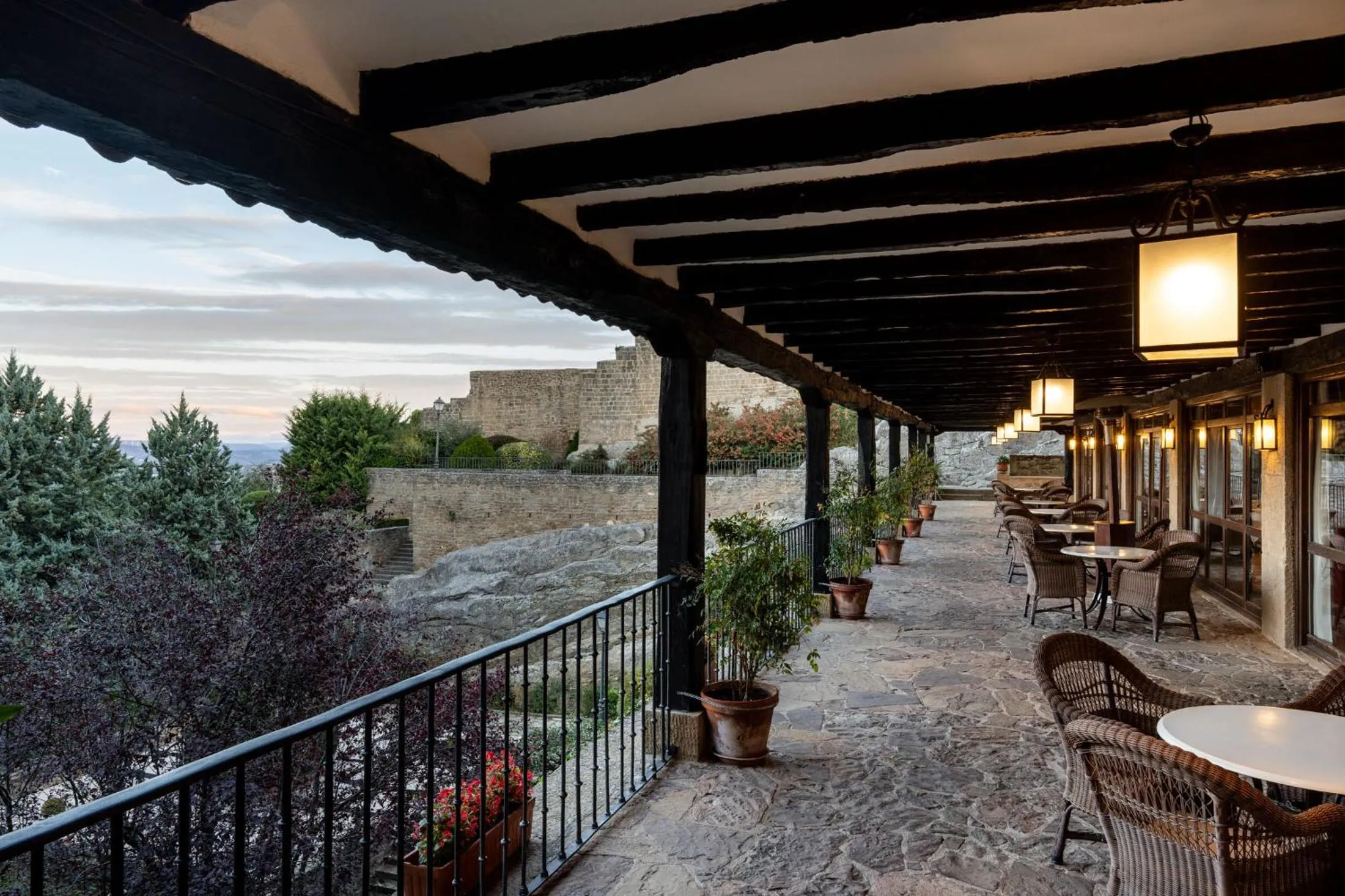 Balcony/Terrace in Parador de Sos del Rey Católico