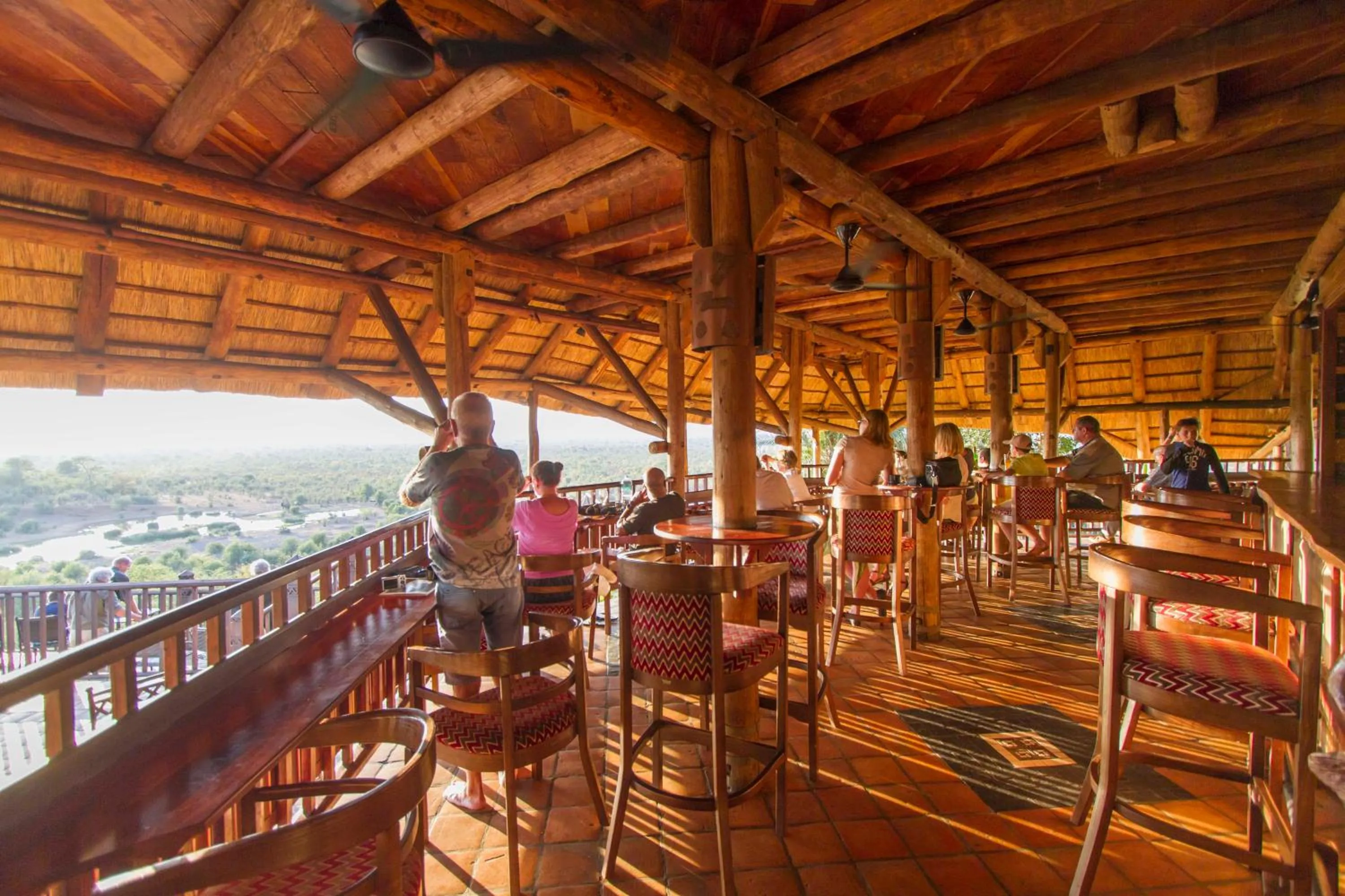Lounge or bar in Victoria Falls Safari Suites